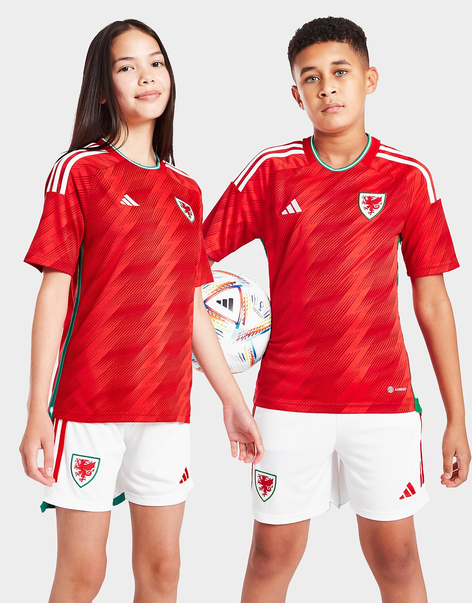 

adidas Wales 2022 Home Shirt Junior - Red - Kids, Red