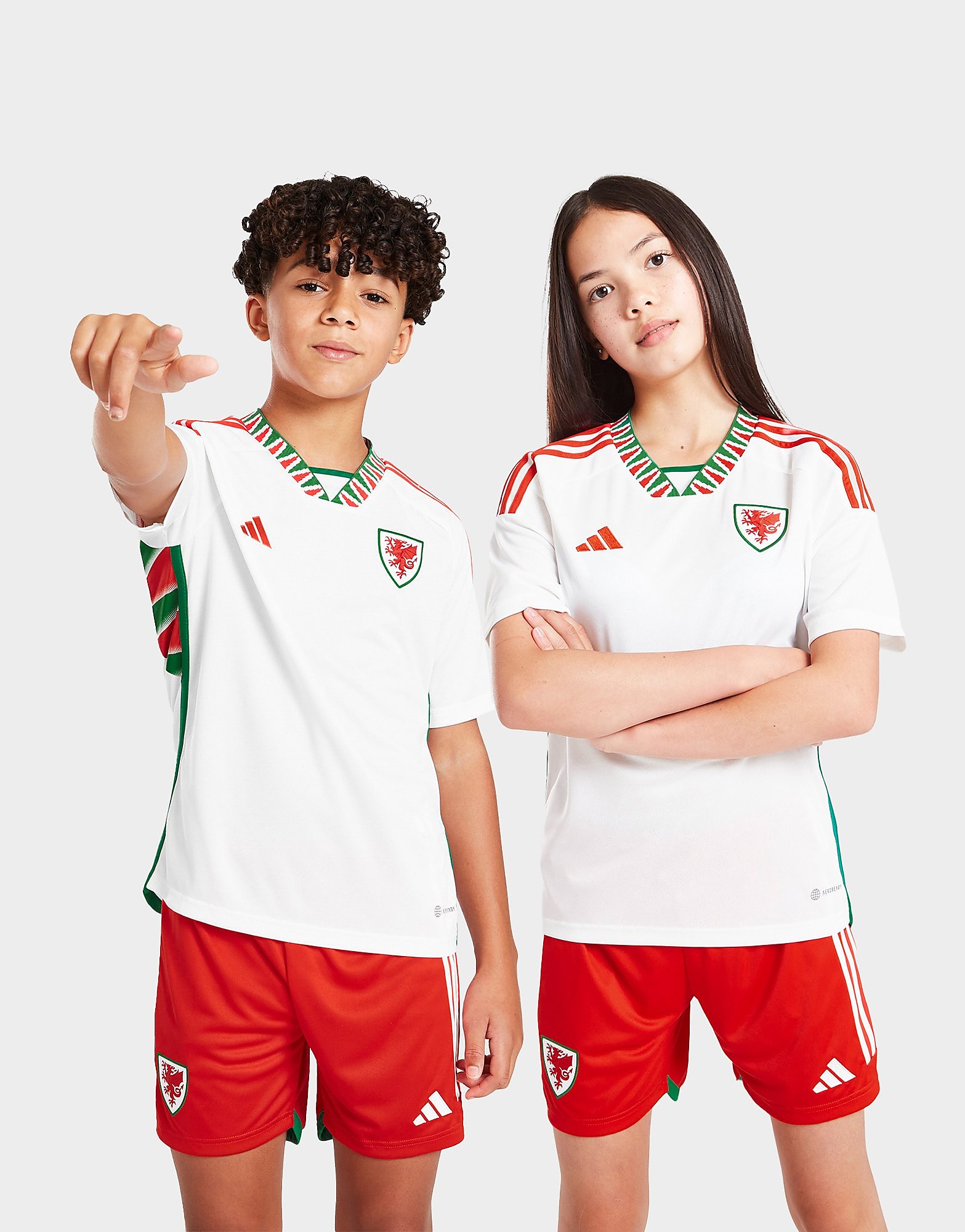 

adidas Wales 2022 Away Shirt Junior - White - Kids, White