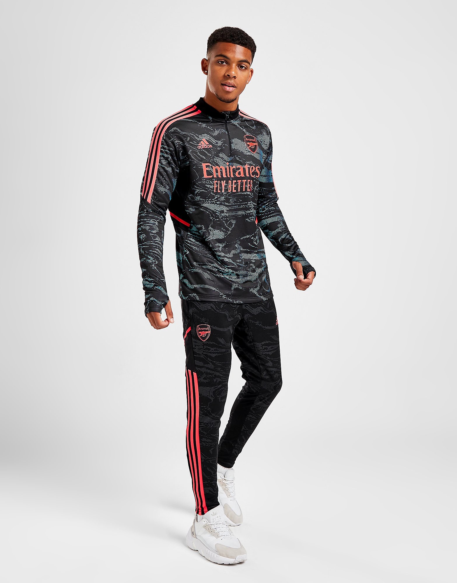 

adidas Arsenal FC Training Track Pants - Carbon / Black - Mens, Carbon / Black