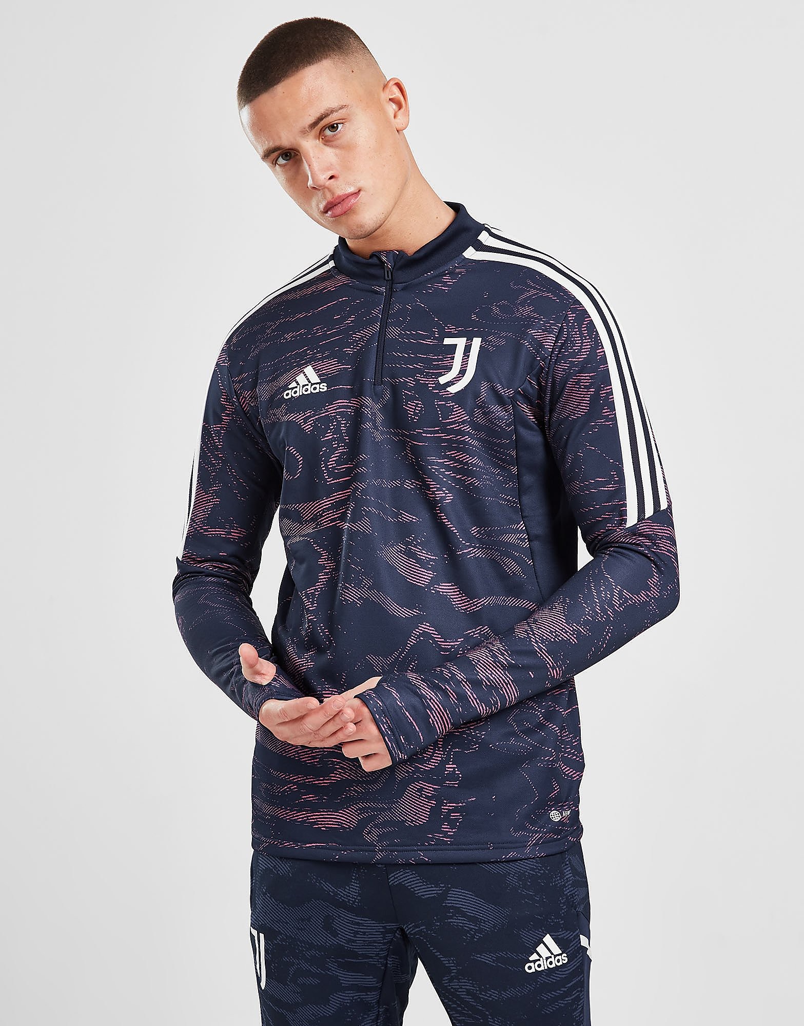 

adidas Juventus Training Top - Rose Tone / Night Indigo - Mens, Rose Tone / Night Indigo