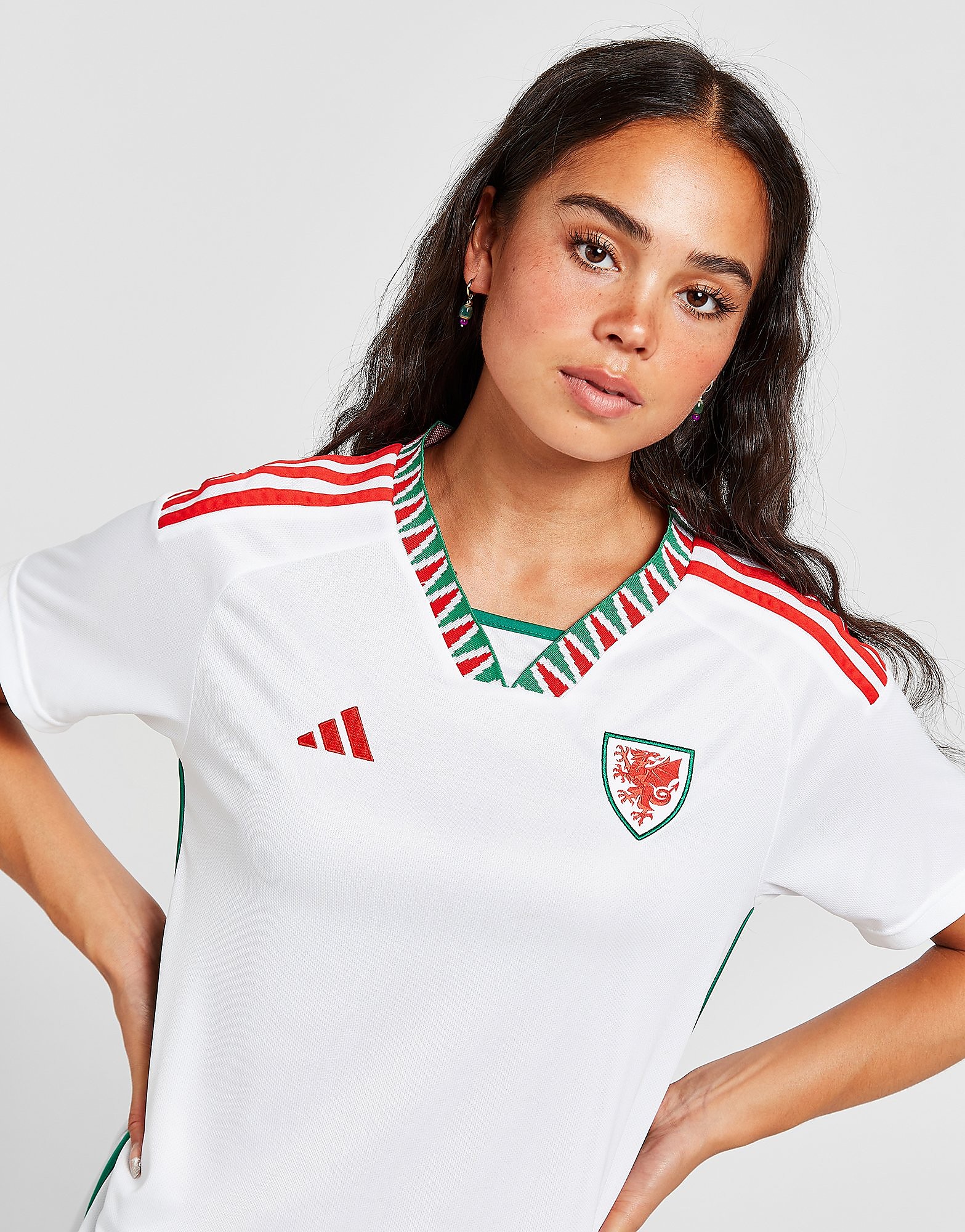 

adidas Wales 2022 Away Shirt Women's PRE ORDER - White, White