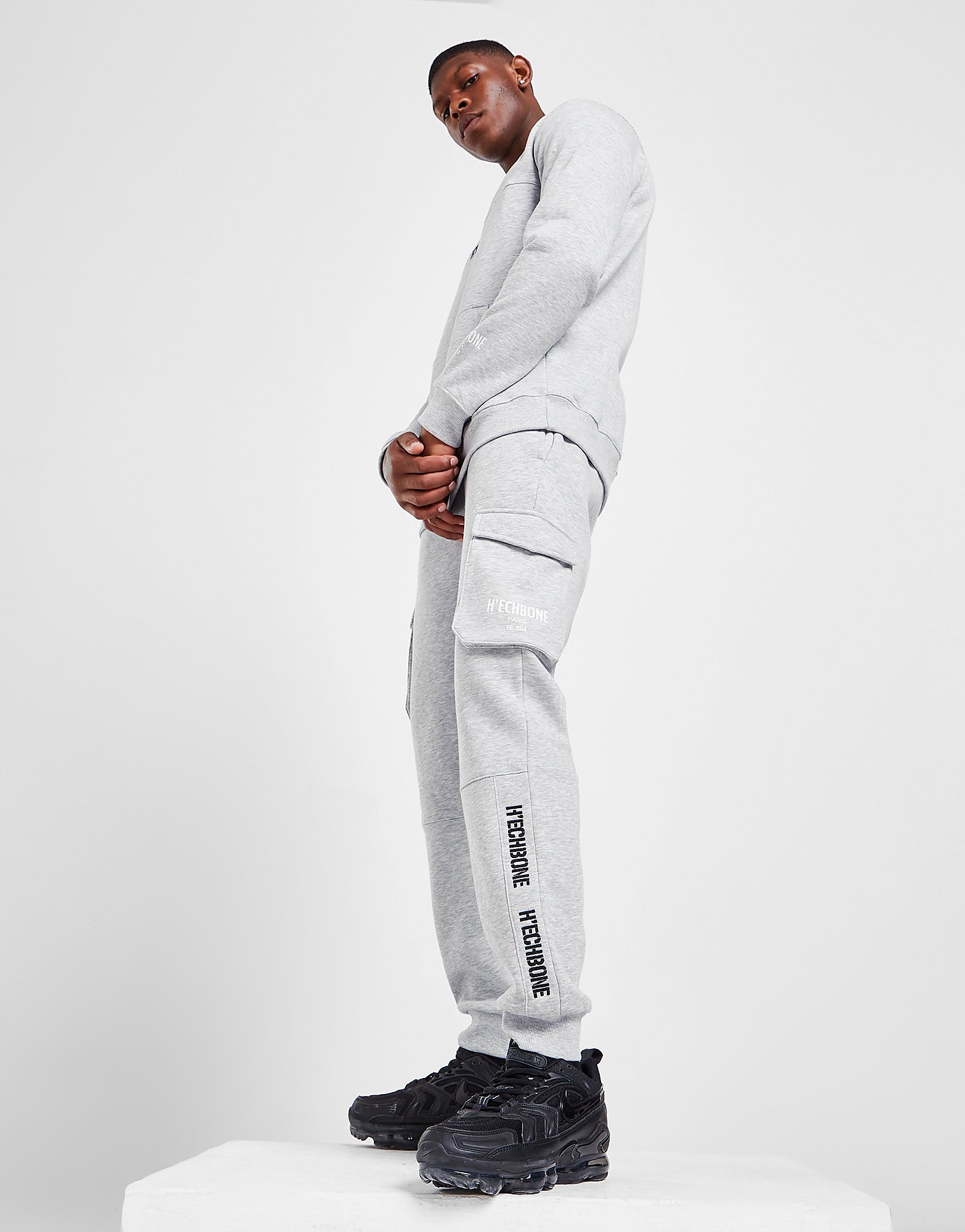 

HECHBONE Cargo Fleece Joggers - Only at JD - Grey - Mens, Grey