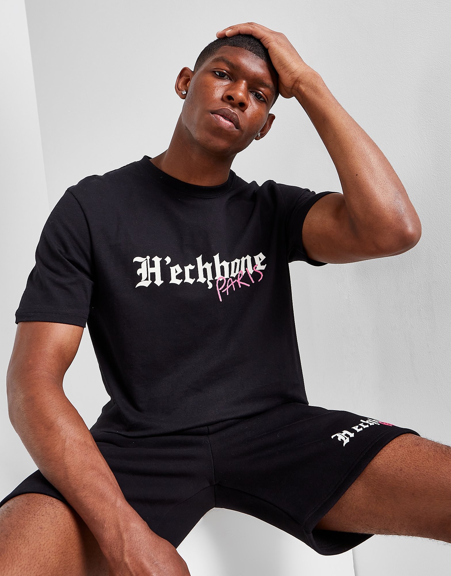 HECHBONE T-Shirt Graffiti - Only at JD - Preto - Mens, Preto