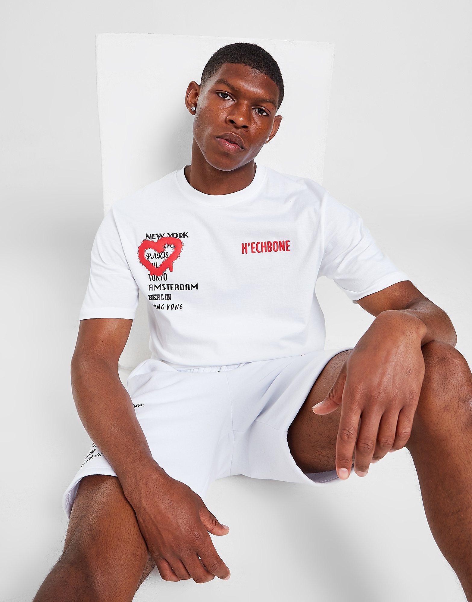 HECHBONE City T-Shirt - Only at JD - White - Mens, White