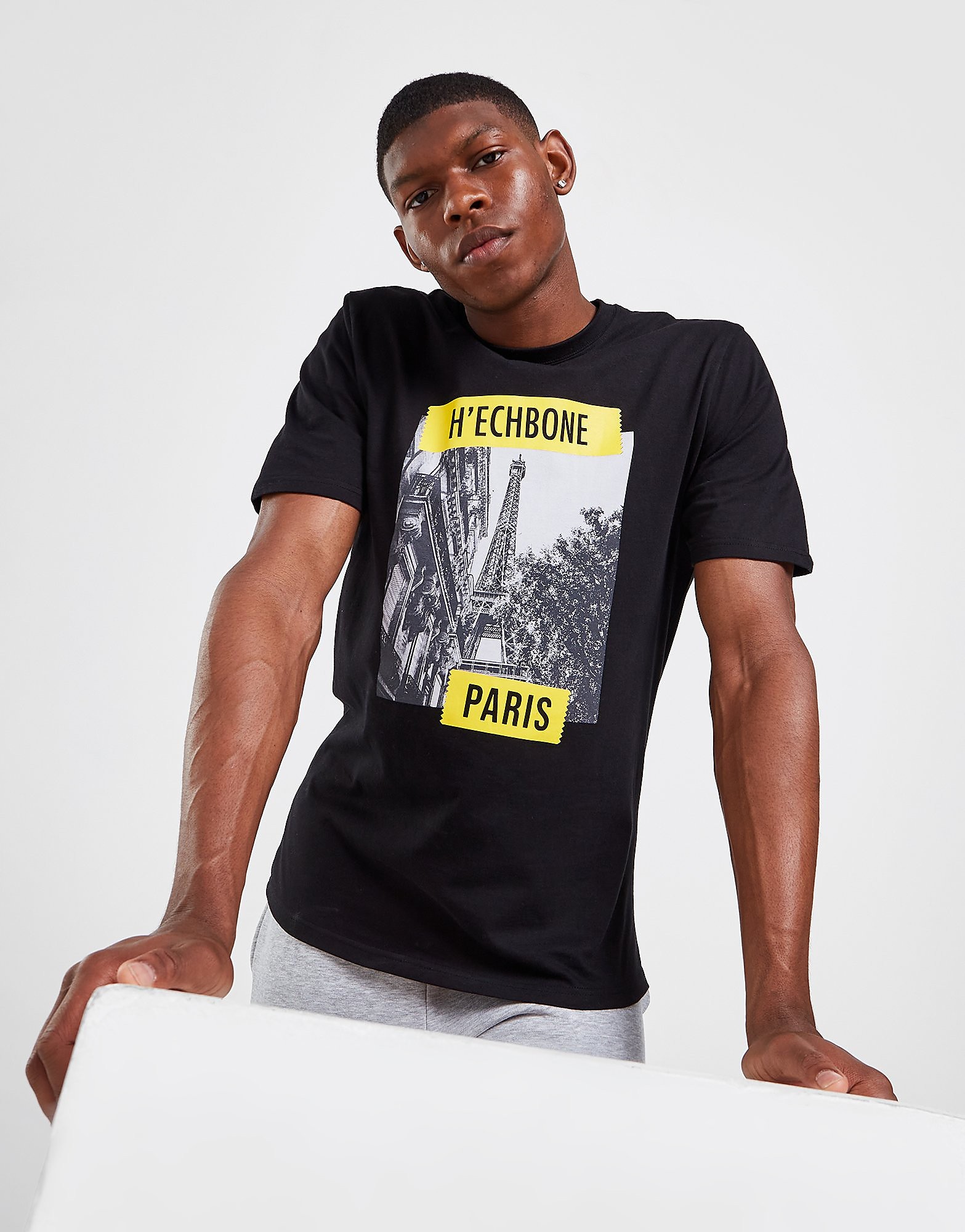

HECHBONE Paris T-Shirt - Only at JD - Black - Mens, Black