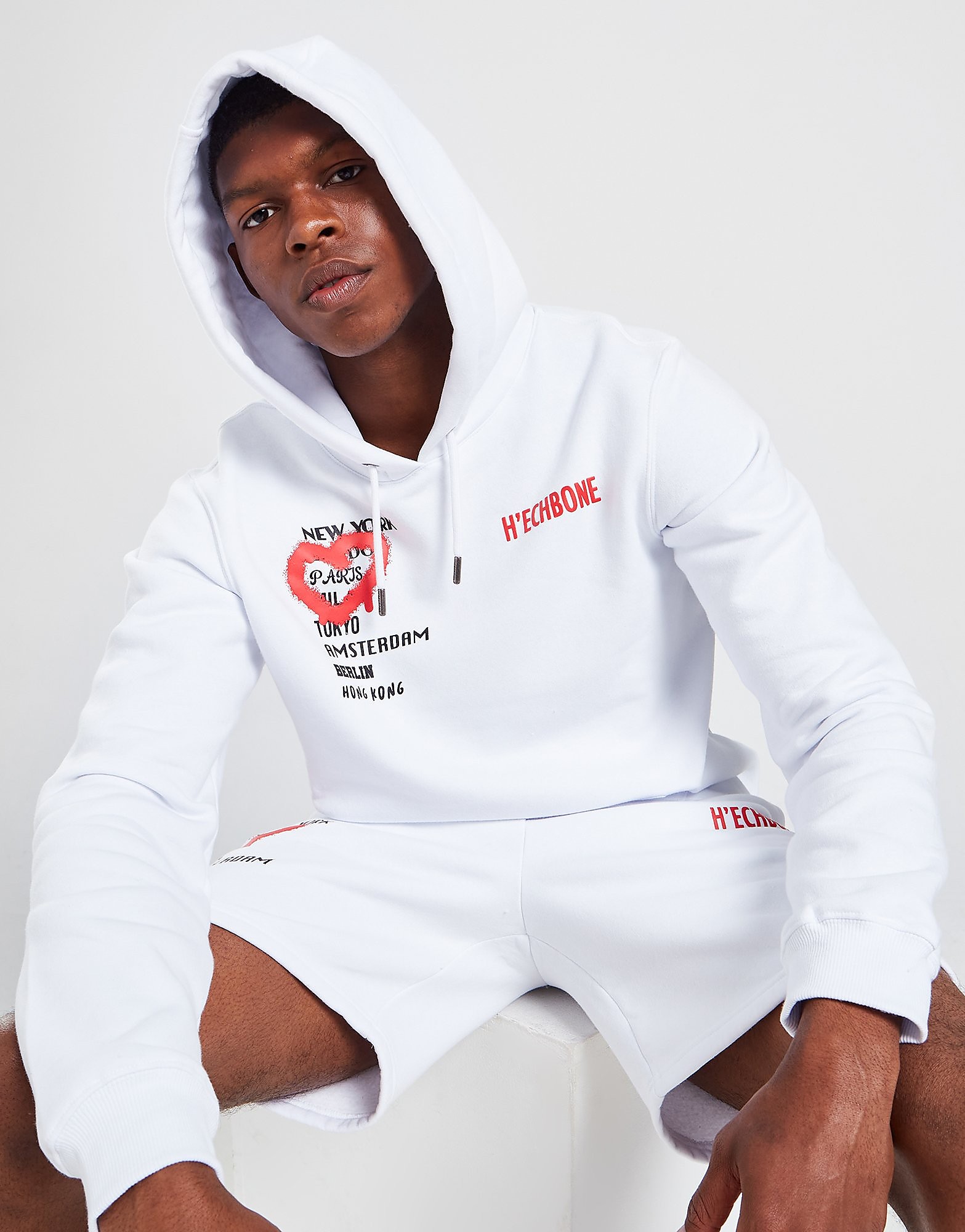 

HECHBONE City Hoodie - Only at JD - White - Mens, White