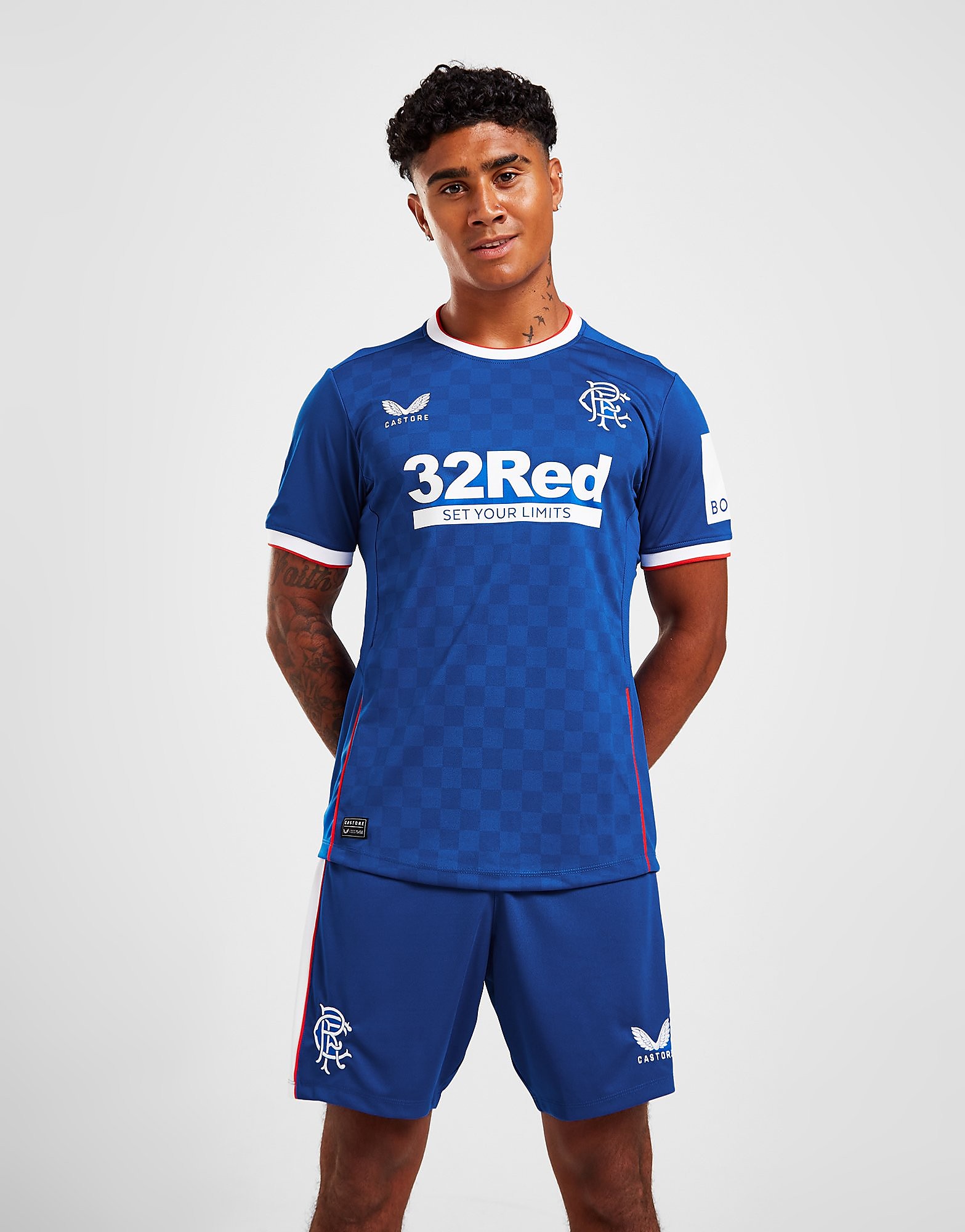 

Castore Rangers FC 2022/23 Home Shorts - White - Mens, White