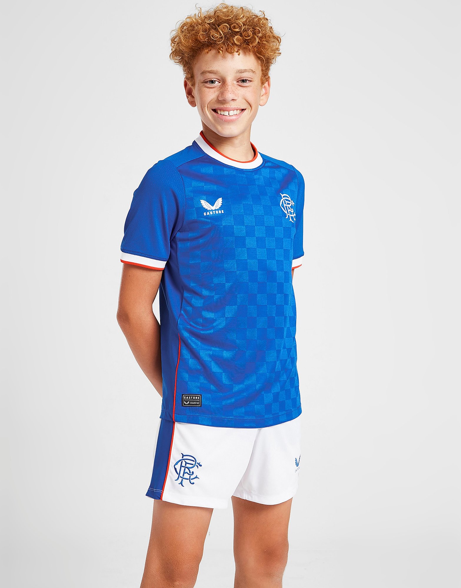 

Castore Rangers FC 2022/23 Home Shorts Junior - White - Kids, White