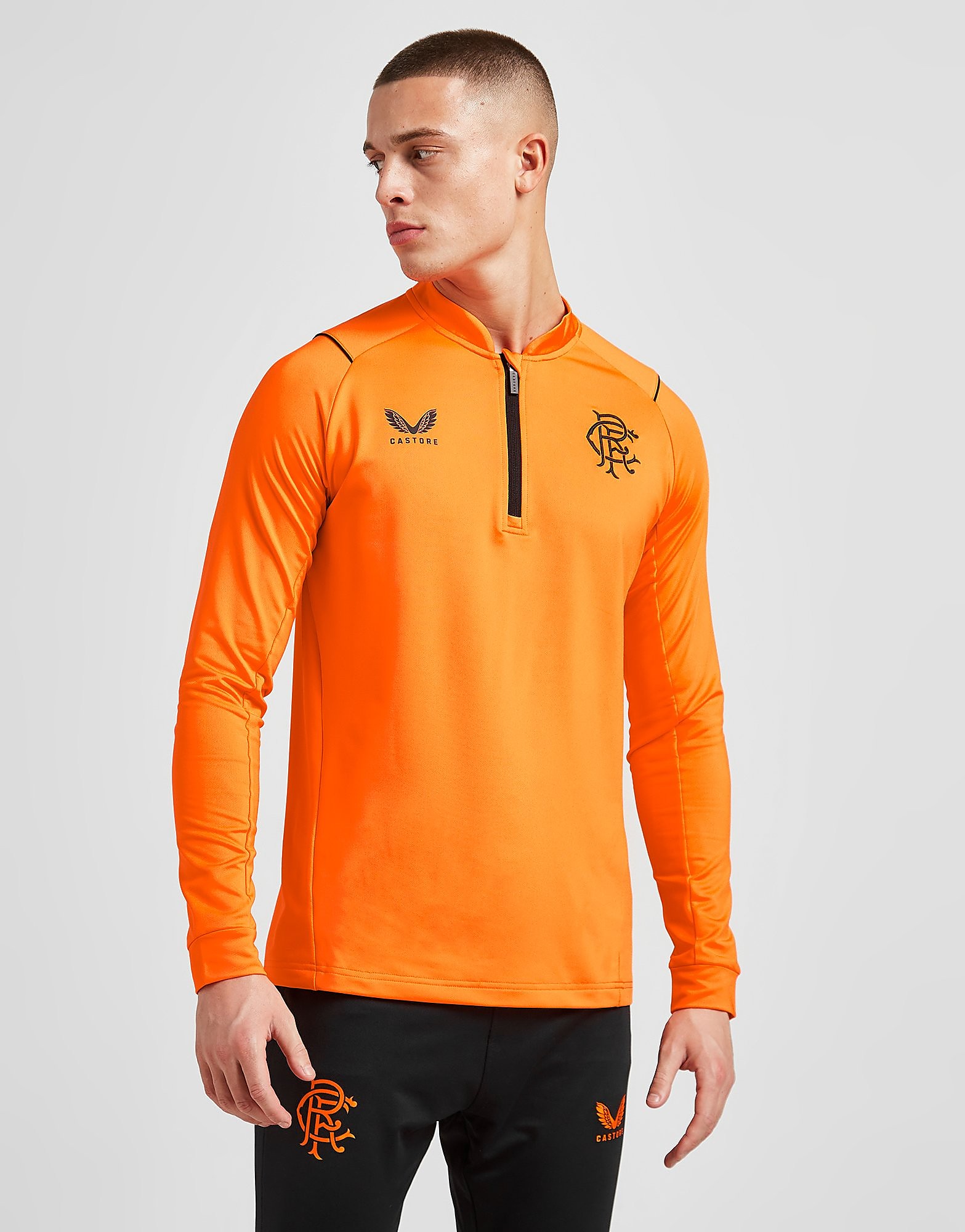 

Castore sp'wear Rangers FC 2022/23 Match Day 1/4 Zip Top - Orange - Mens, Orange
