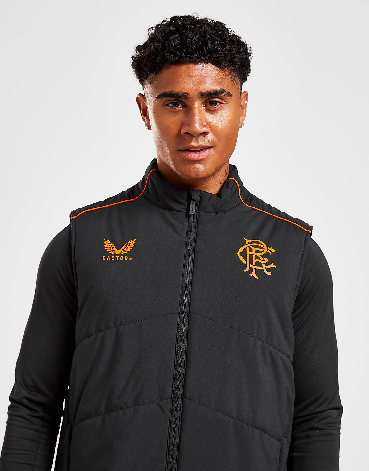 

Castore Rangers FC 2022/23 Match Day Gilet - Black - Mens, Black