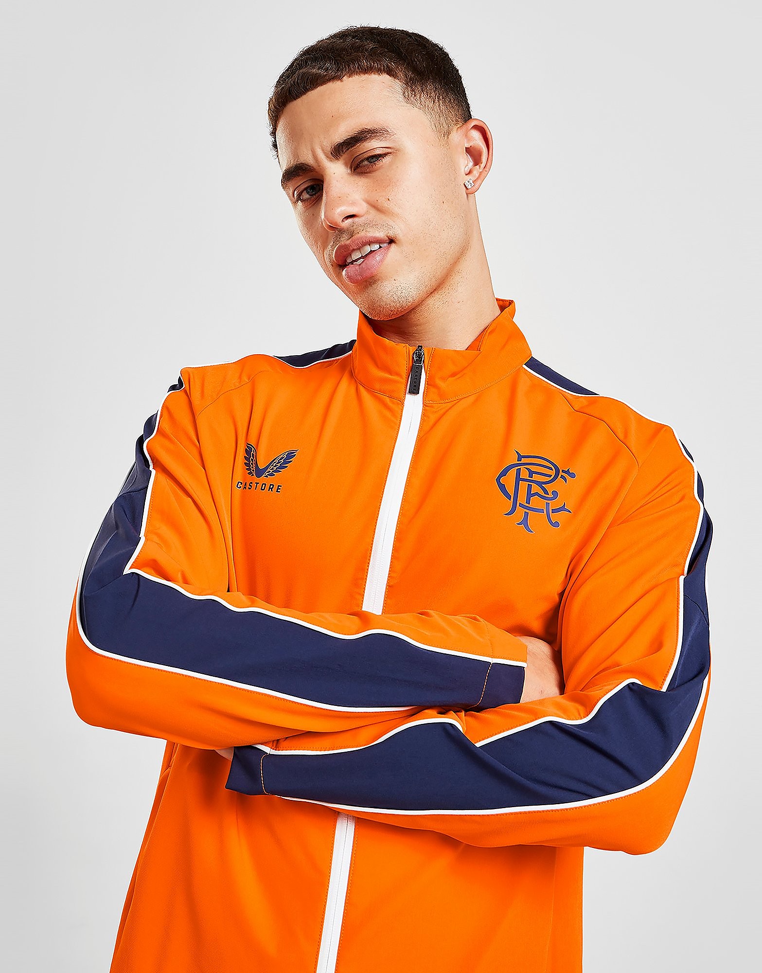 Castore Casaco Rangers FC 2022/23 Anthem - Or-de-laranja - Mens, Or-de-laranja