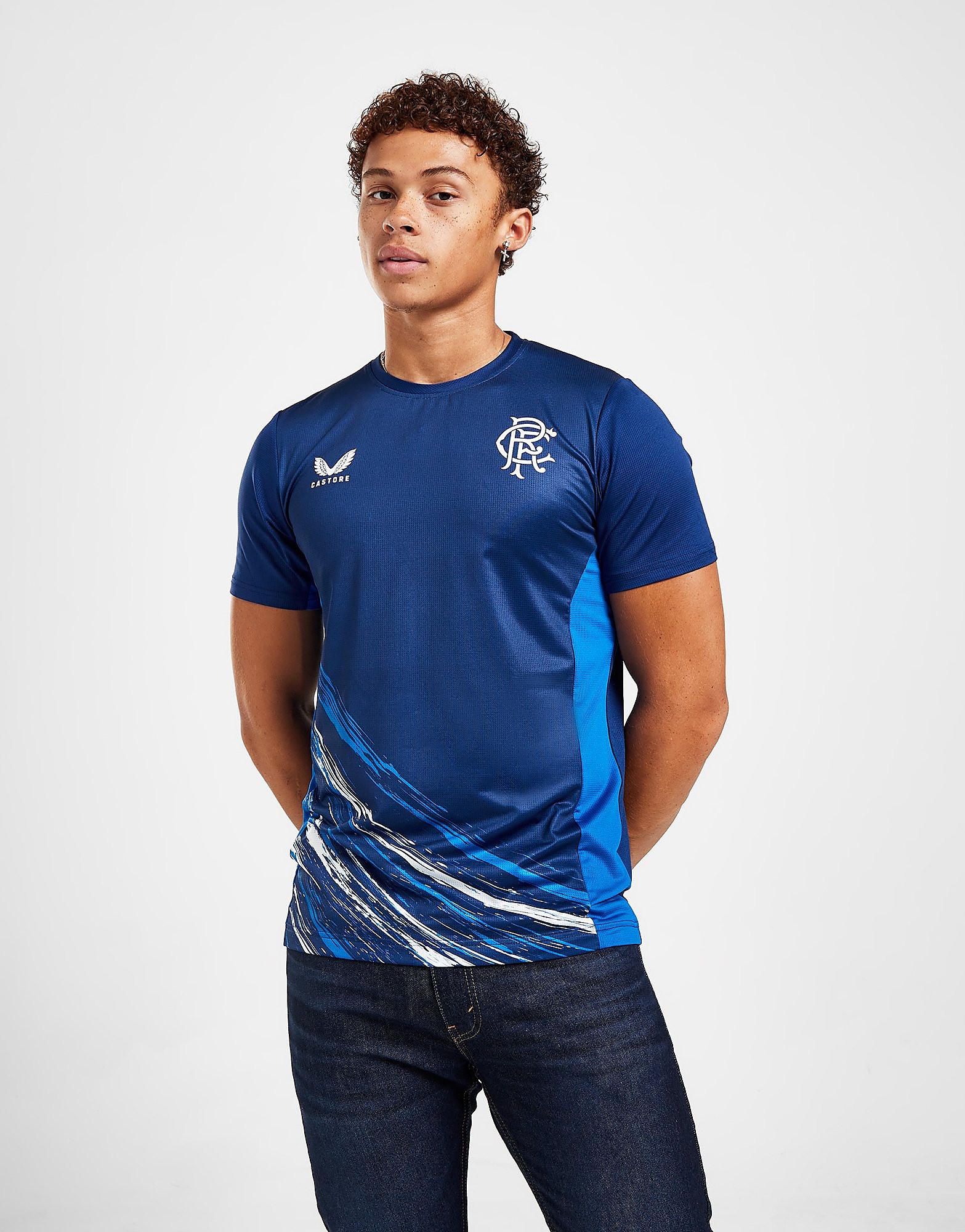 

Castore Rangers FC 2022/23 Match Day T-Shirt - Navy - Mens, Navy