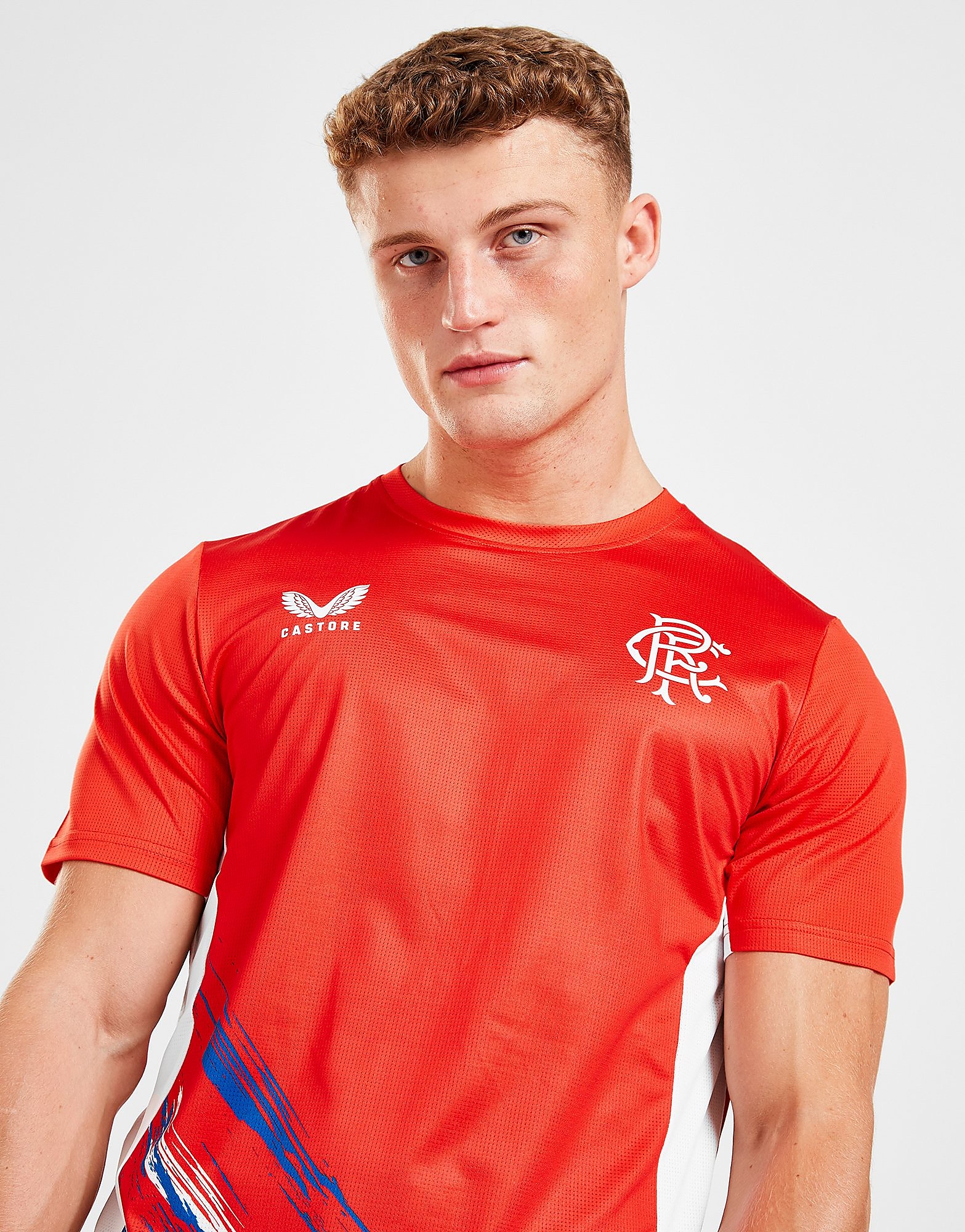 

Castore Rangers FC 2022/23 Match Day T-Shirt - Red - Mens, Red