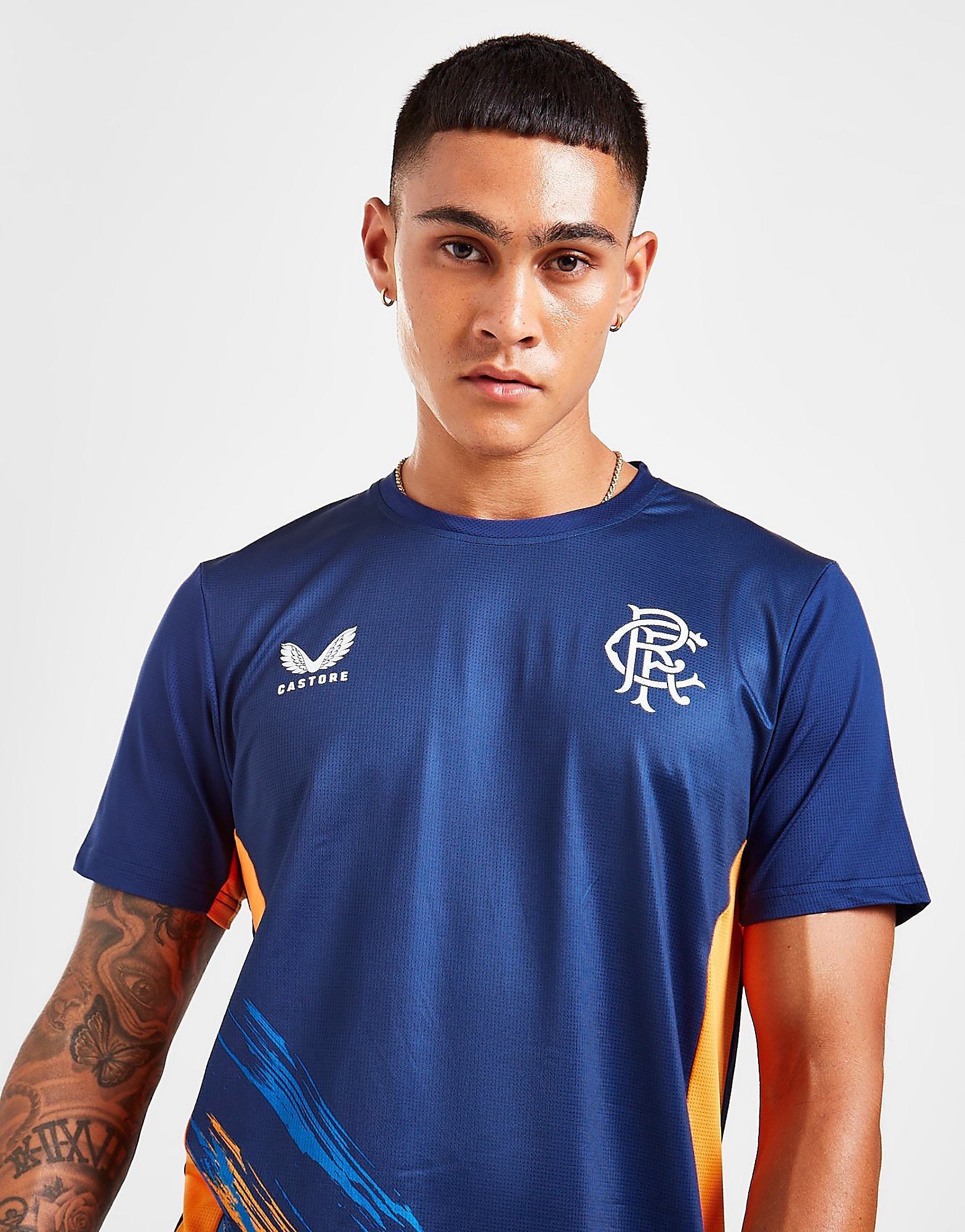

Castore Rangers FC 2022/23 Match Day T-Shirt - Navy/Orange - Mens, Navy/Orange