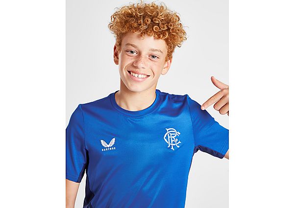 Castore  Rangers FC 2022/23 T-shirt Junior, Blue