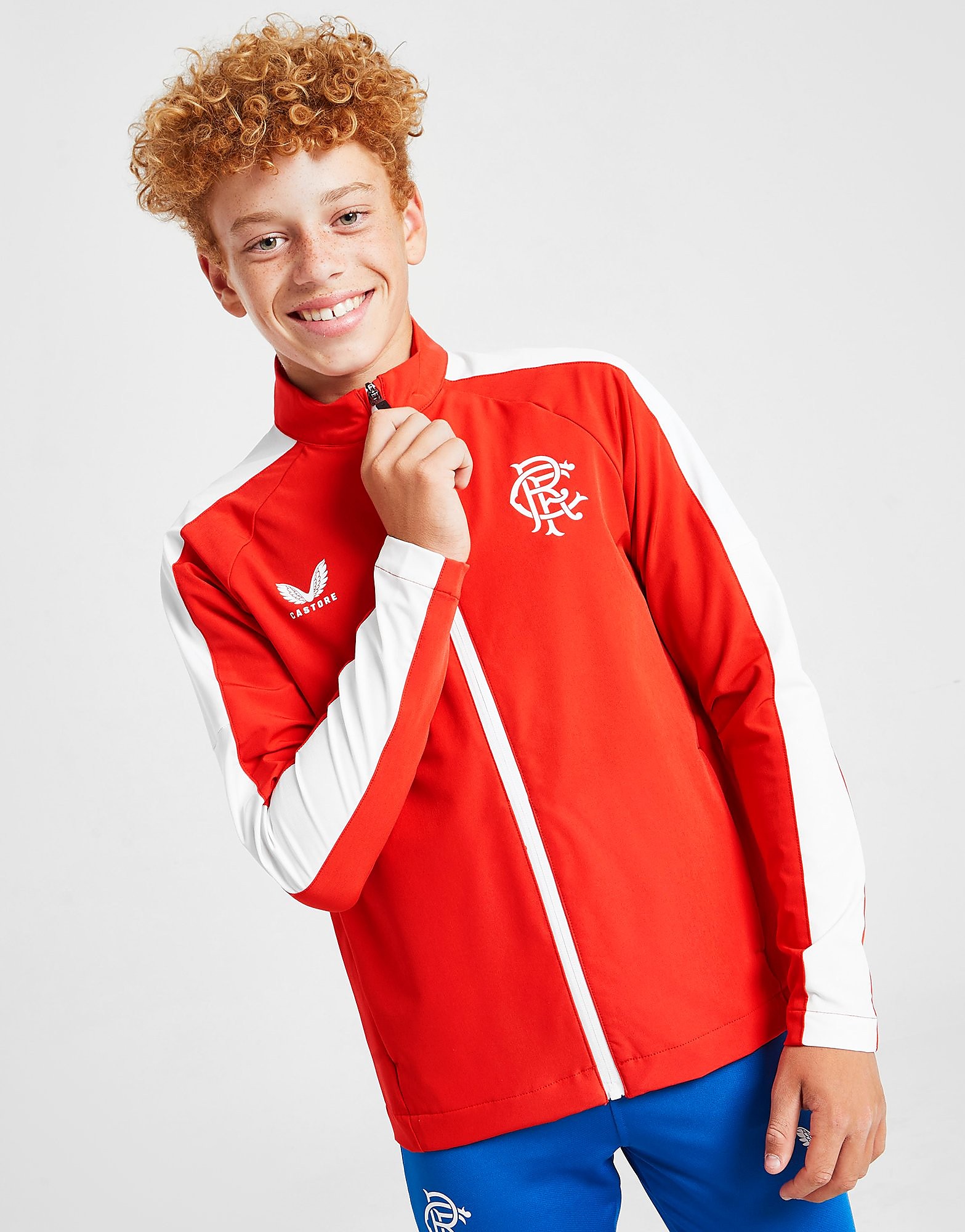 

Castore Rangers FC 2022/23 Anthem Jacket Junior - Red - Kids, Red
