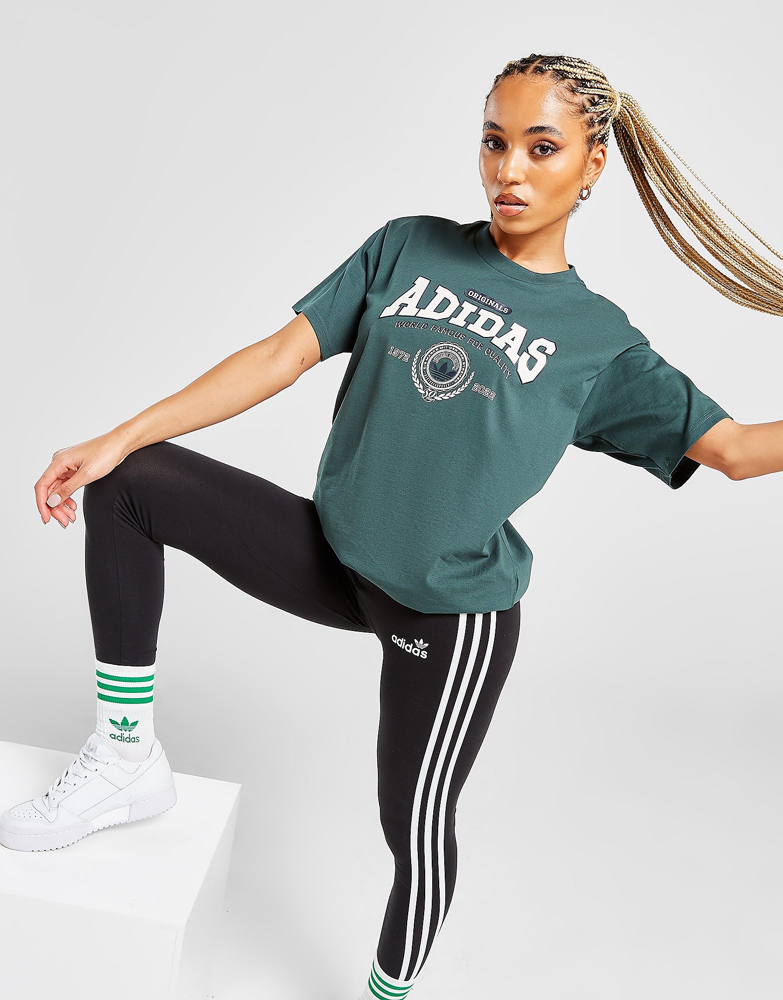 adidas Originals Class of 72 T-Shirt - Green - Womens, Green