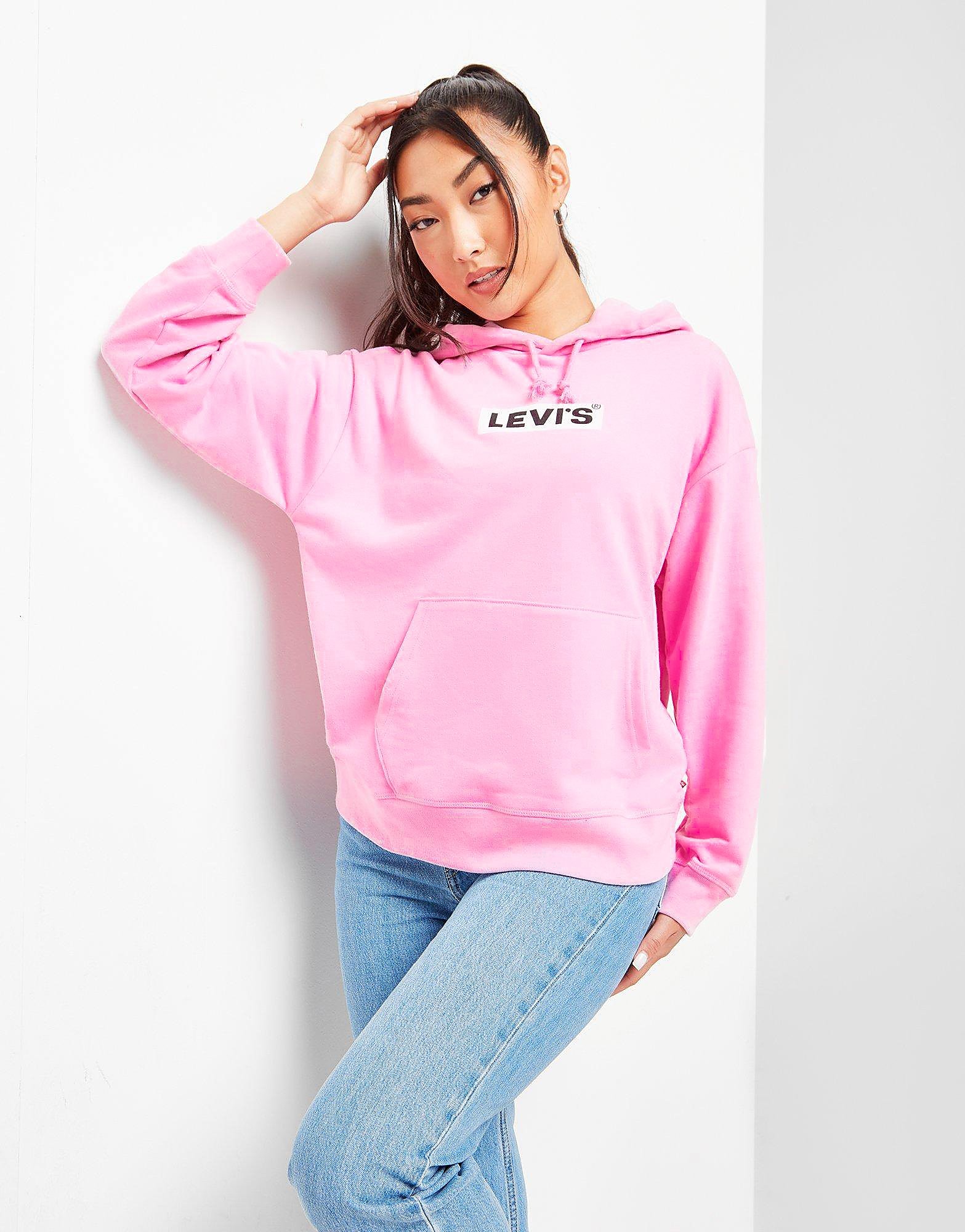 

LEVI'S Box Tab Hoodie - Pink - Womens, Pink