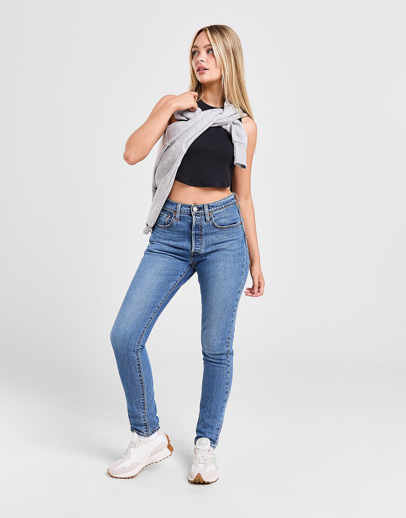 LEVI'S 501 Skinny Jeans - Blue - Womens, Blue