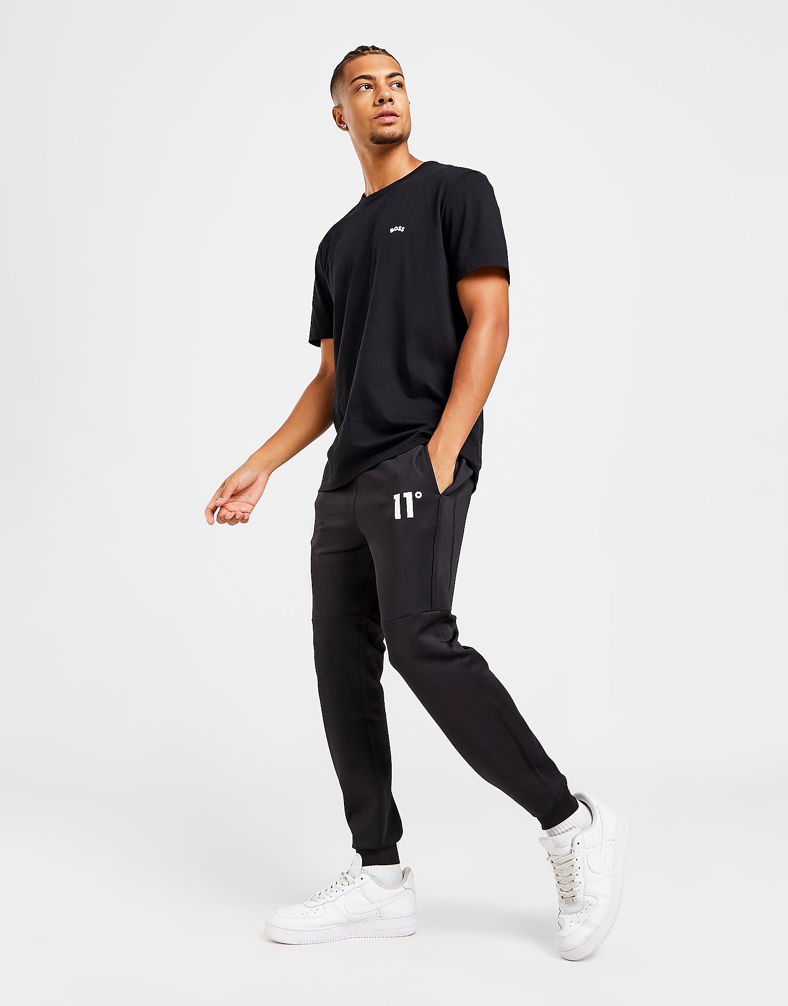 

11 Degrees Poly Track Pants - Only at JD - Black - Mens, Black