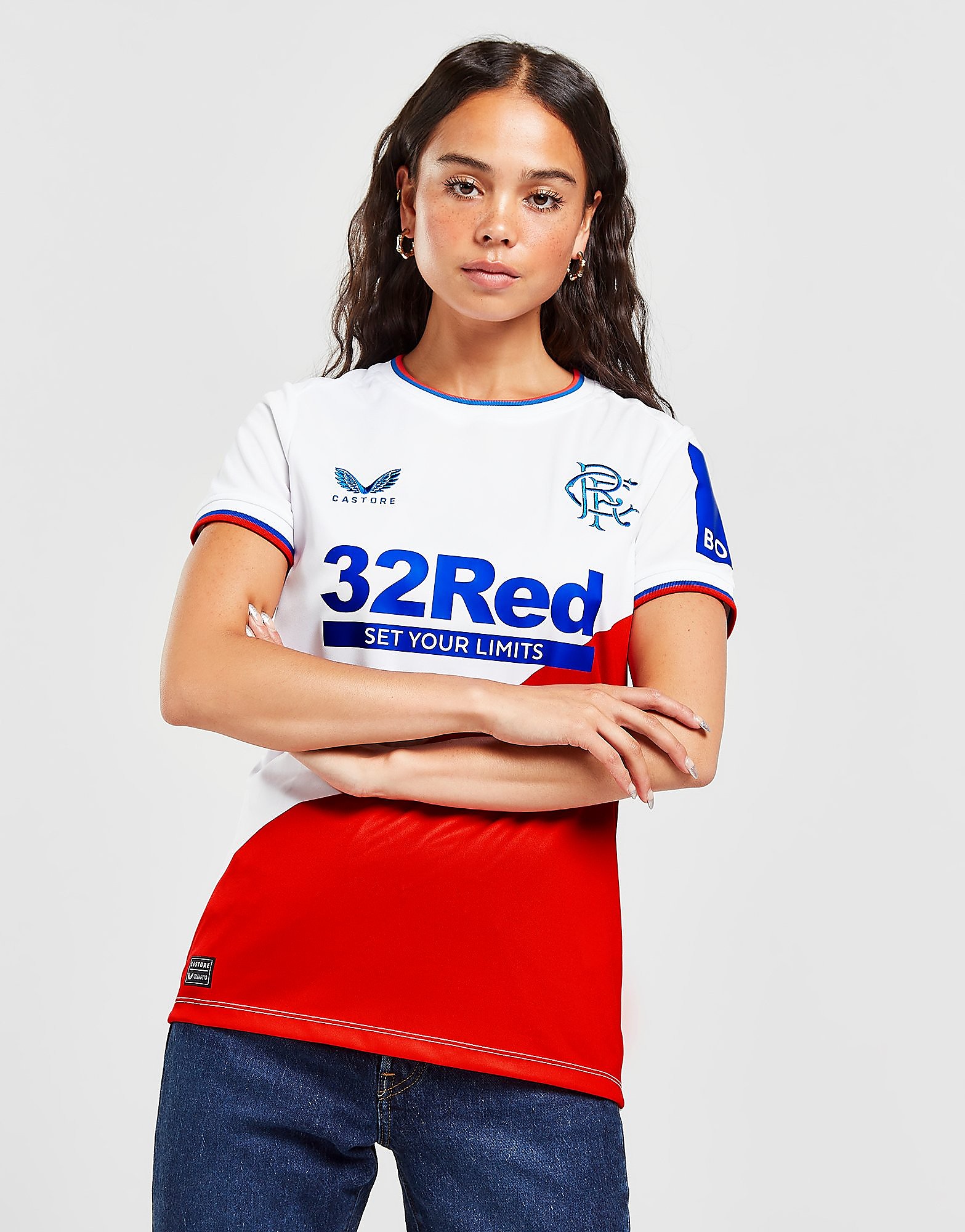 

Castore Rangers FC 2022/23 Away Shirt Women's - White, White