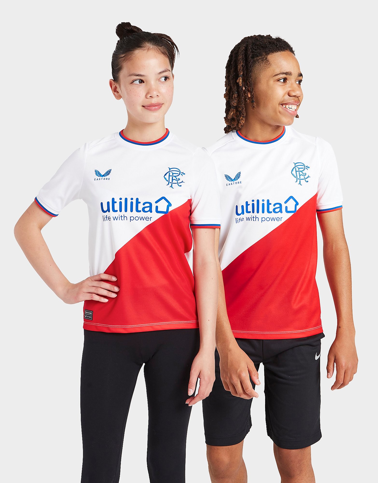 

Castore Rangers FC 2022/23 Away Shirt Junior - White - Kids, White