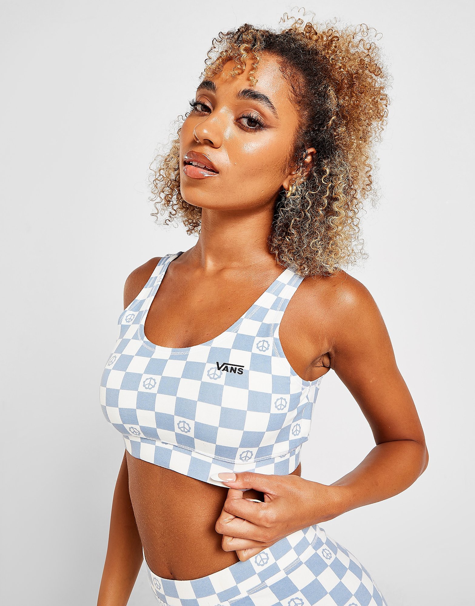 

Vans Checkerboard Bralette - Blue - Womens, Blue