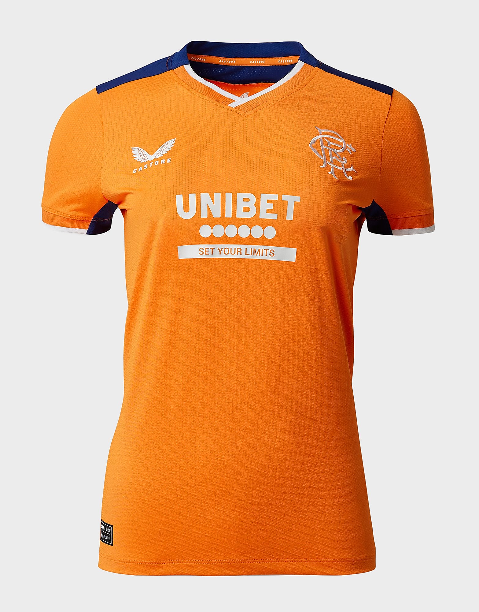 

Castore Rangers FC 2022/23 Third Shirt Women's PRE ORDER - Orange, Orange