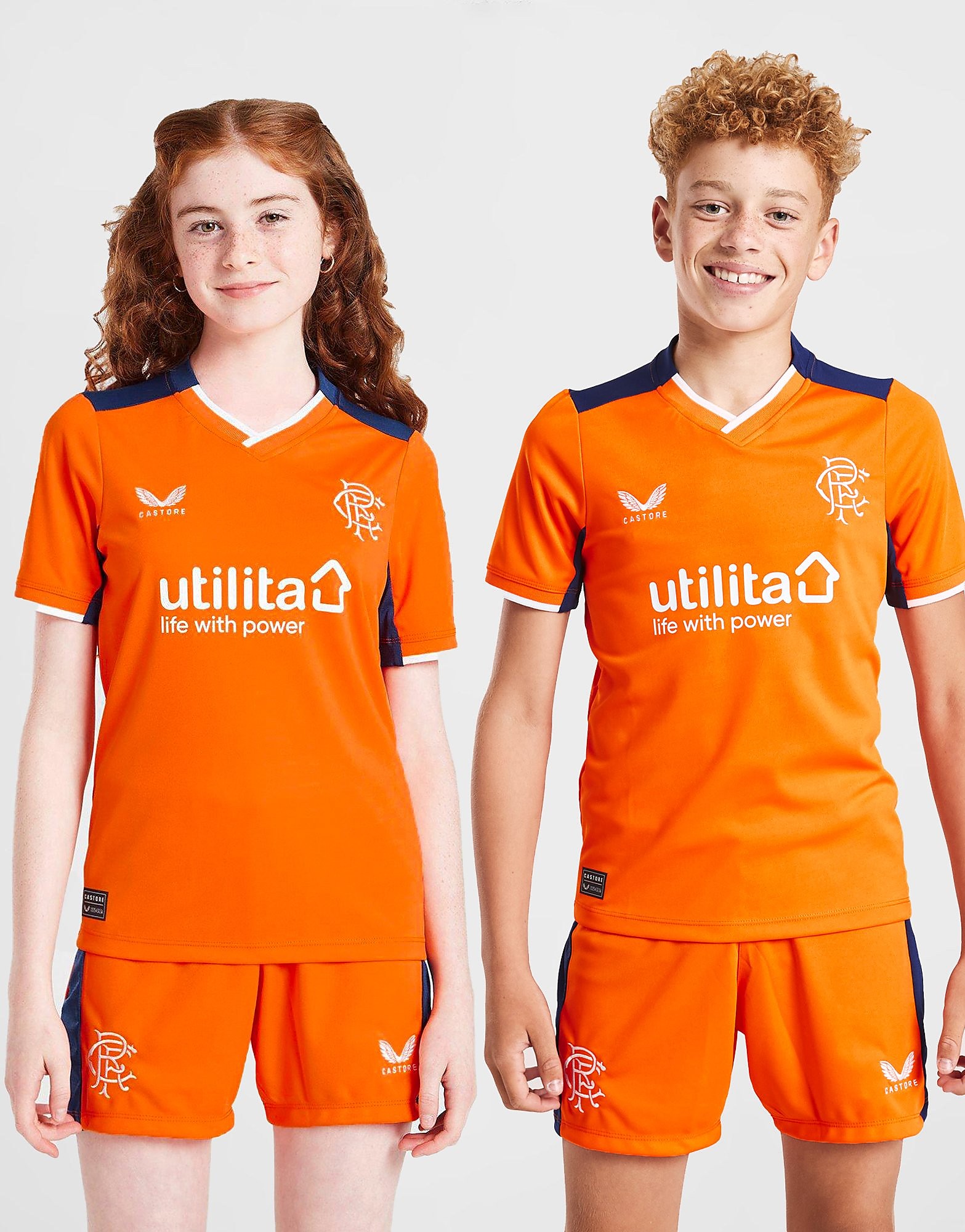 

Castore Rangers FC 2022/23 Third Shirt Junior - Orange - Kids, Orange