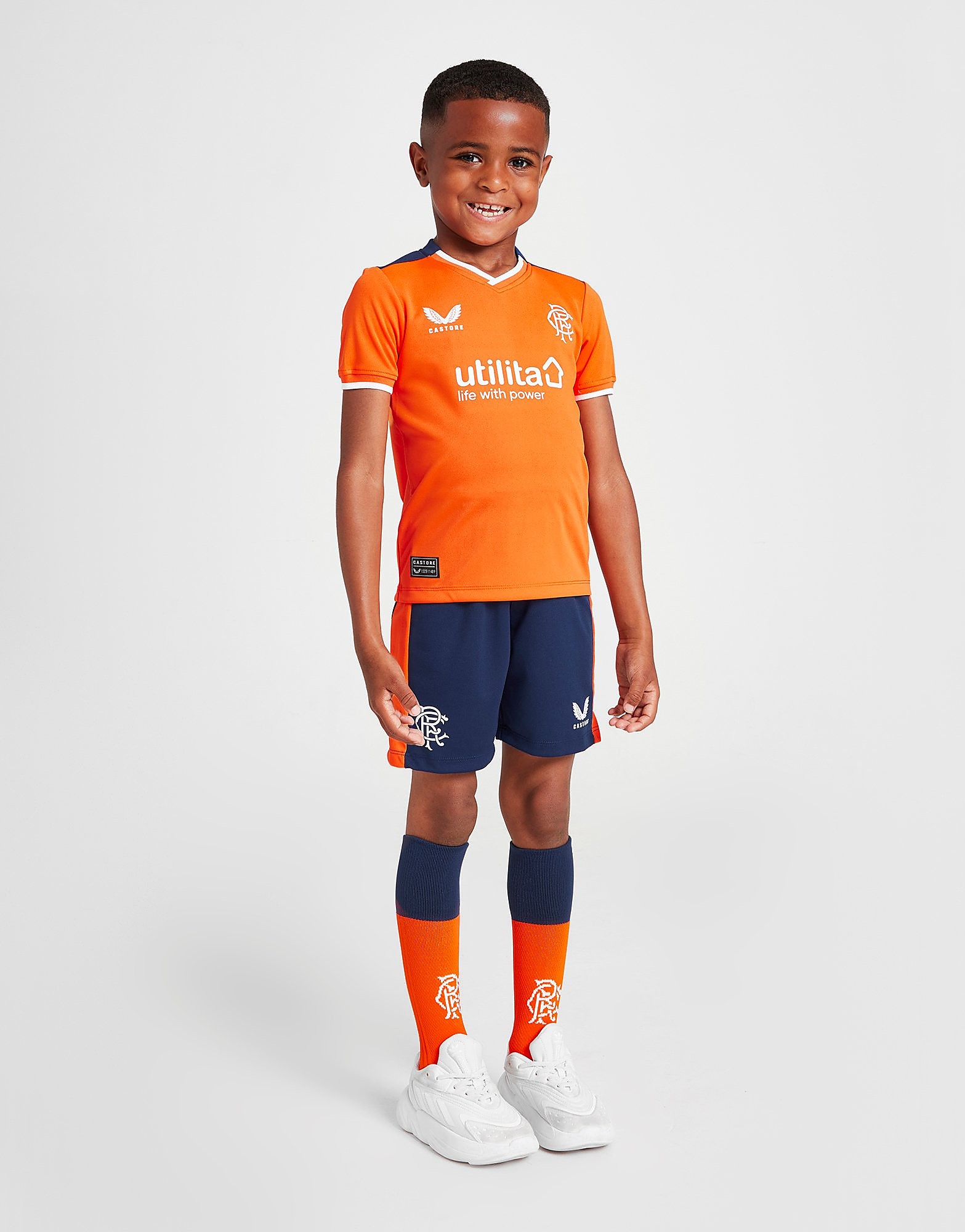 

Castore Rangers FC 2022/23 Third Kit Children - Orange - Kids, Orange