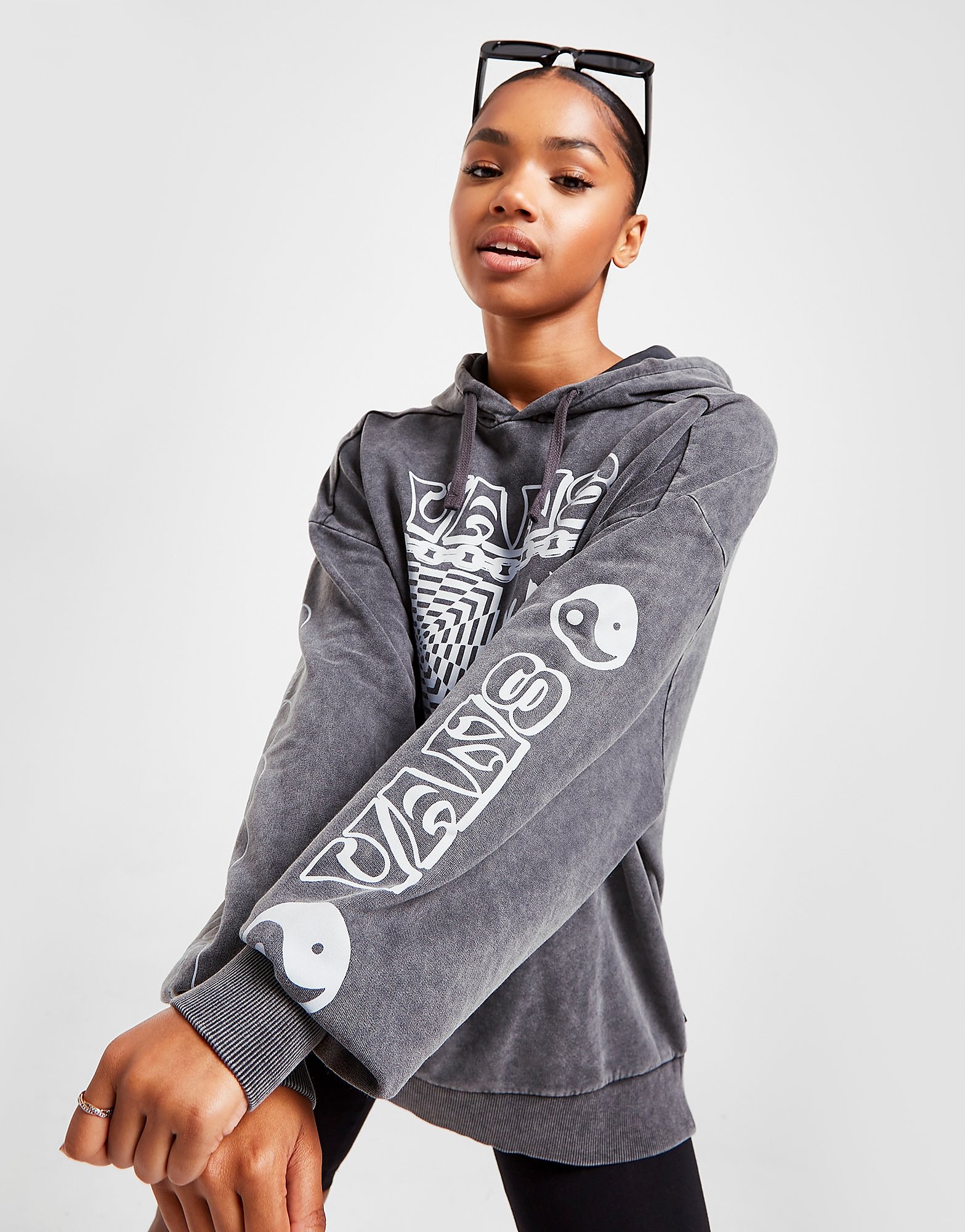 

Vans Symbol Overhead Hoodie - Grey - Womens, Grey