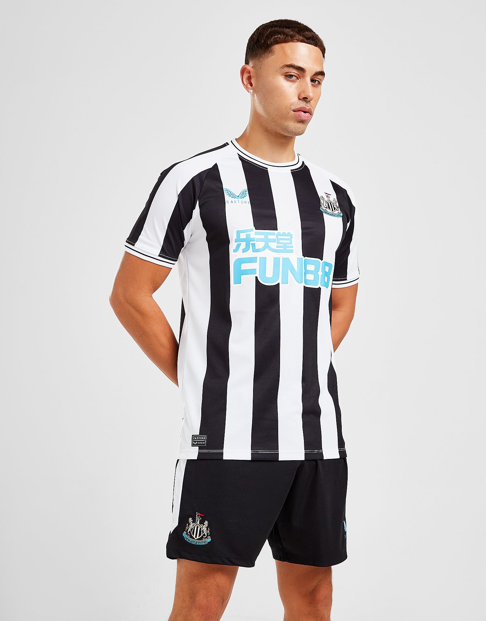 

Castore Newcastle United FC 2022/23 Home Shorts - Black - Mens, Black