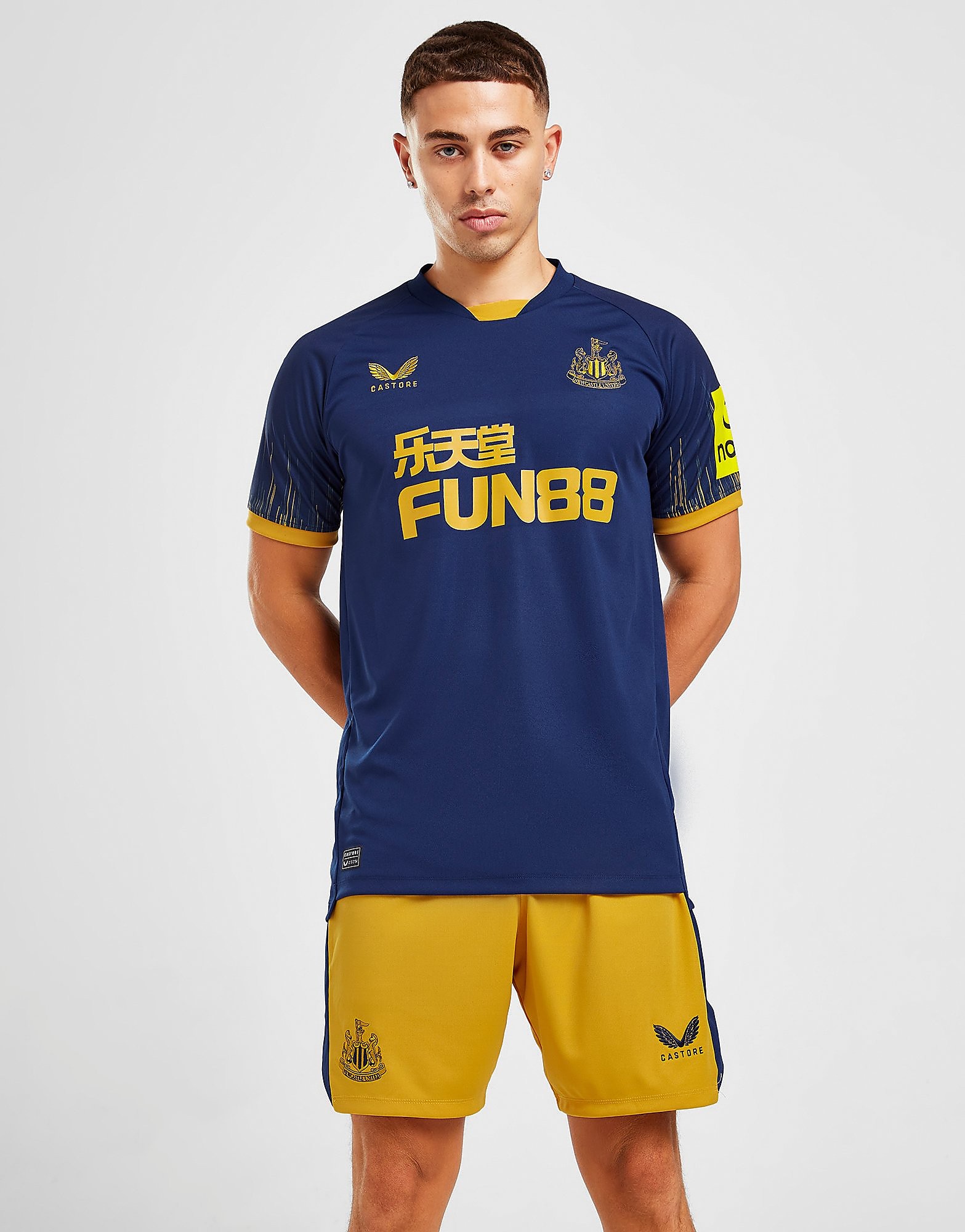 

Castore Newcastle United FC 2022/23 Away Shorts - Yellow - Mens, Yellow