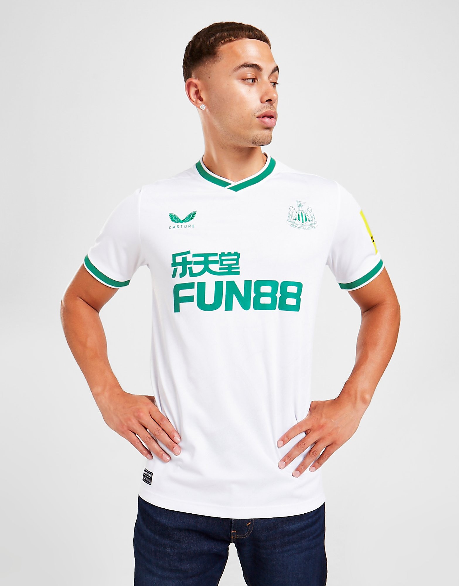 

Castore Newcastle United FC 2022/23 Third Shirt - White - Mens, White