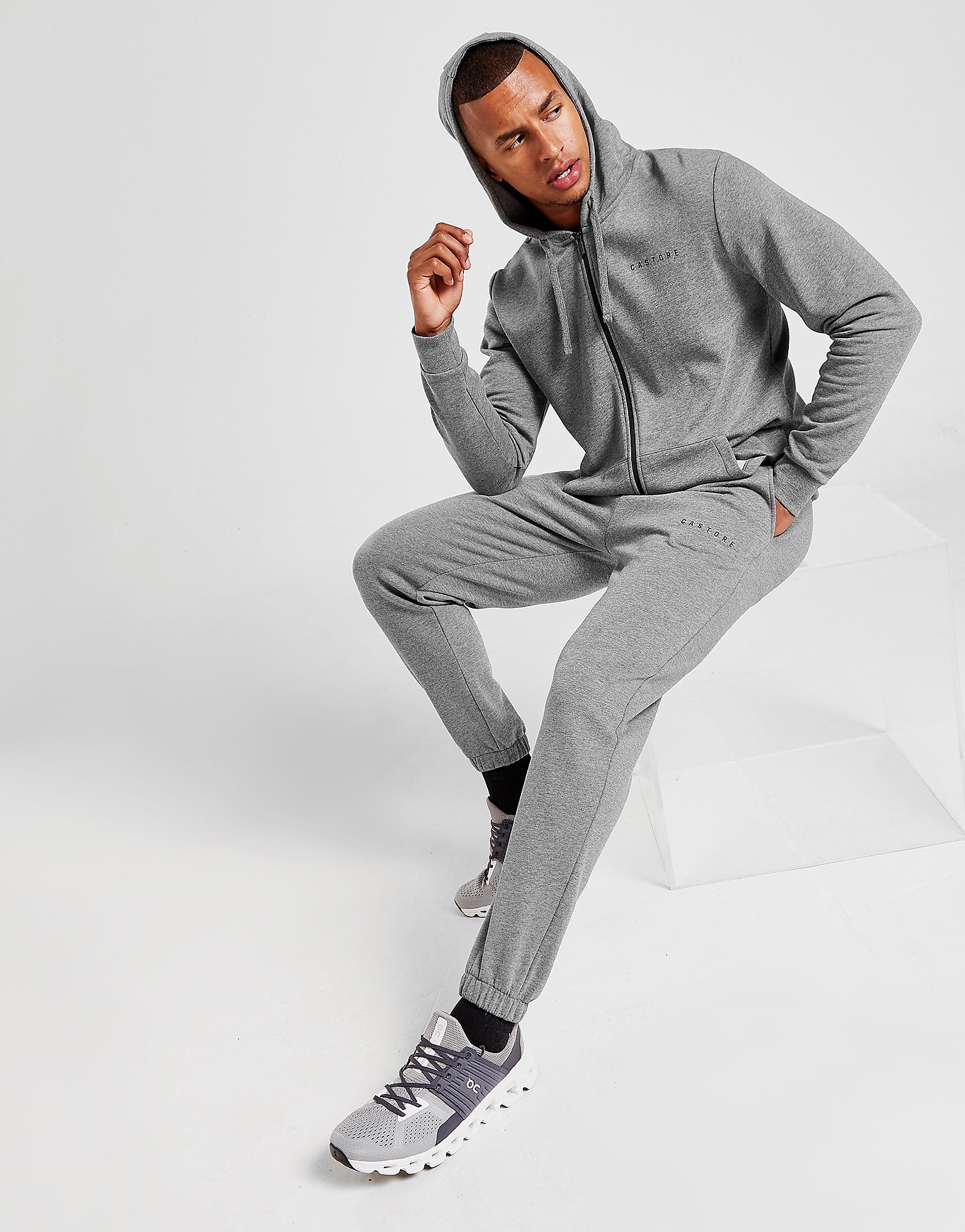 

Castore Linear Fleece Joggers - Grey - Mens, Grey