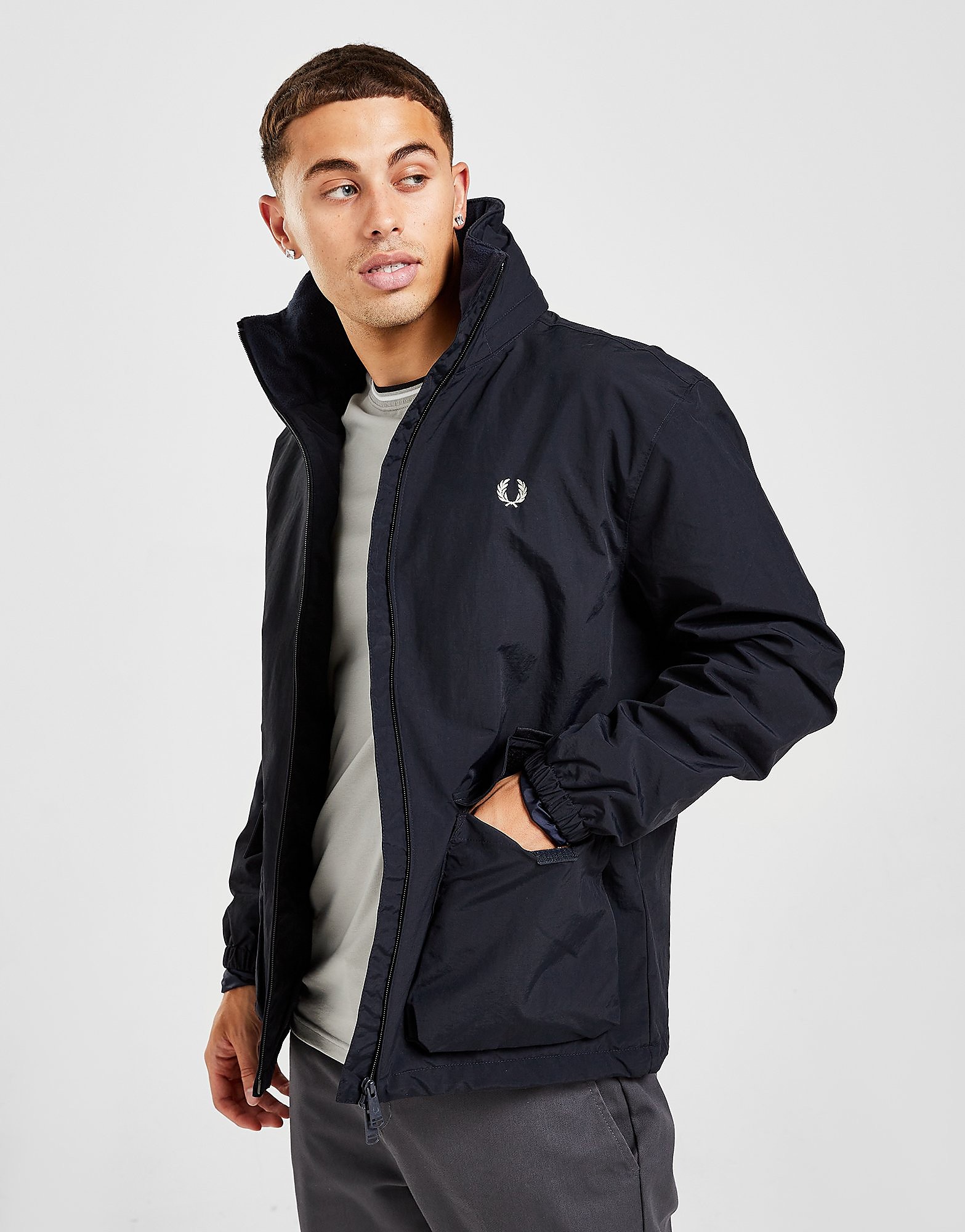

Fred Perry Sailing Jacket - Navy - Mens, Navy