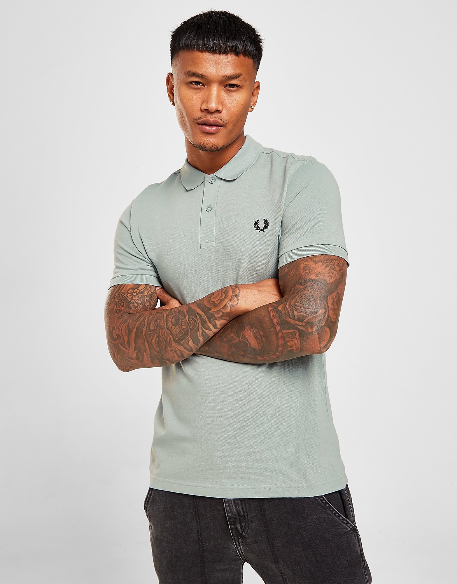

Fred Perry Core Polo Shirt - Grey - Mens, Grey