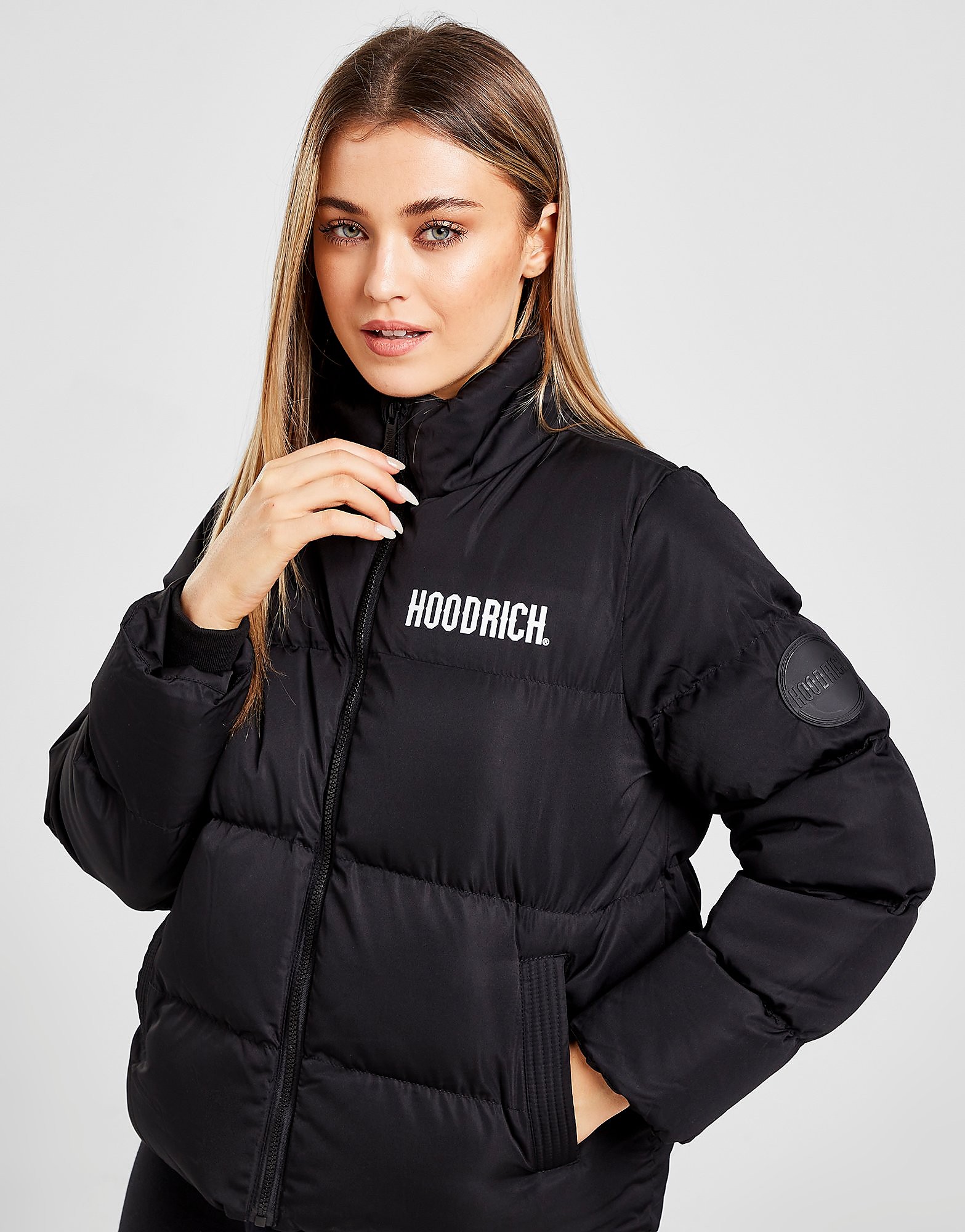 

Hoodrich Short Puffer Jacket - Black - Womens, Black
