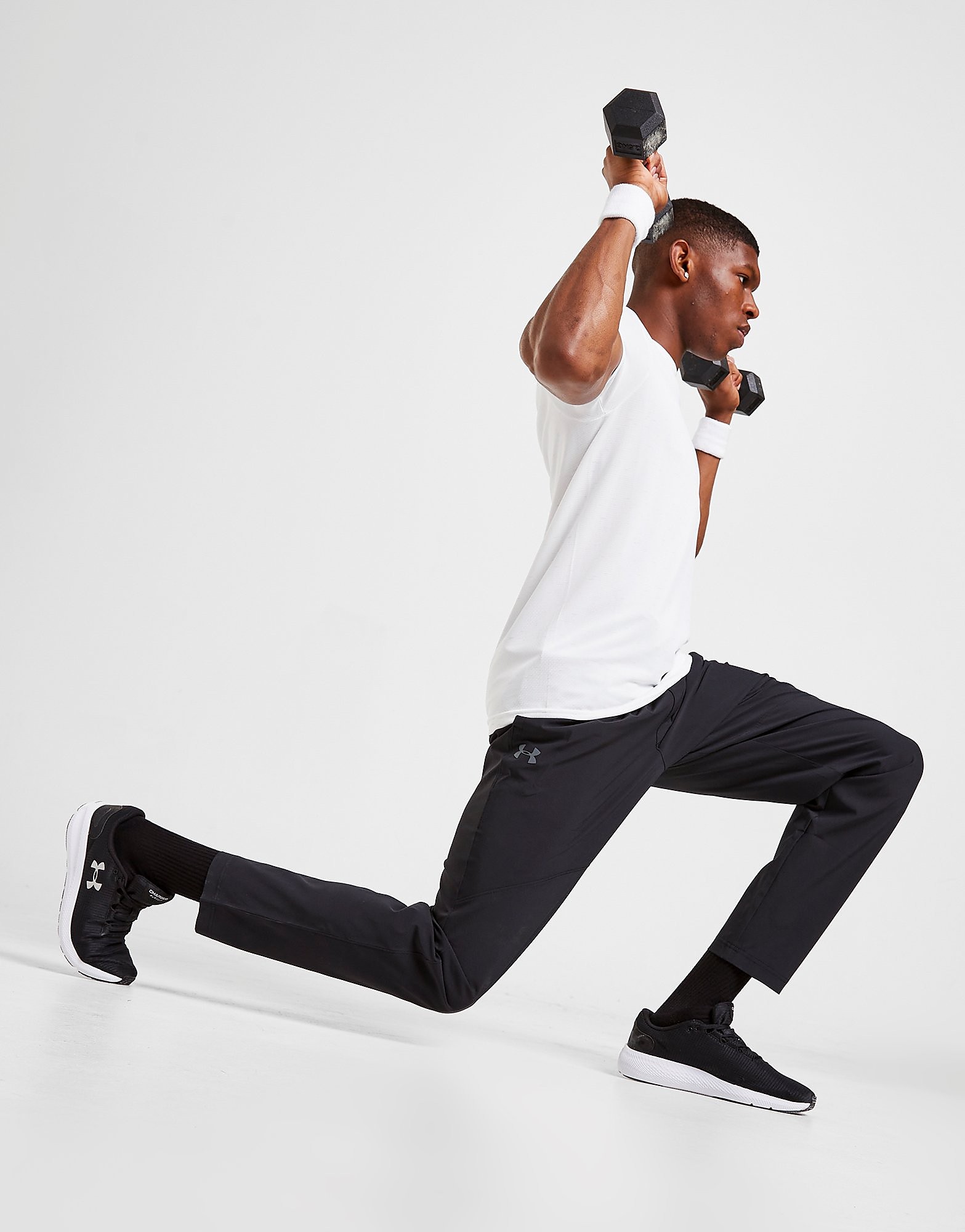 

Under Armour Stretch Woven Track Pants - Black - Mens, Black