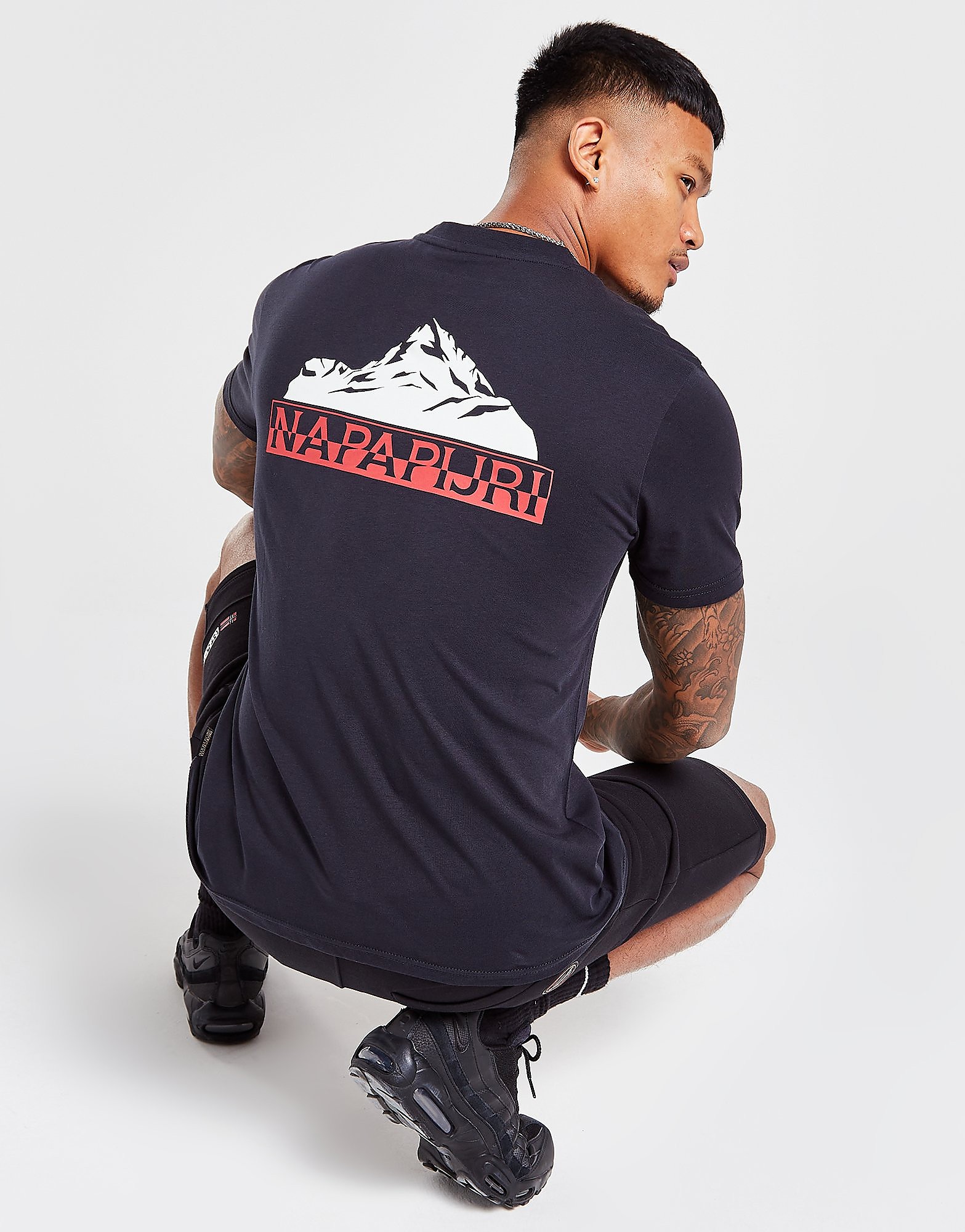 

Napapijri Sondi Back Mountain T-Shirt - Only at JD - Black - Mens, Black