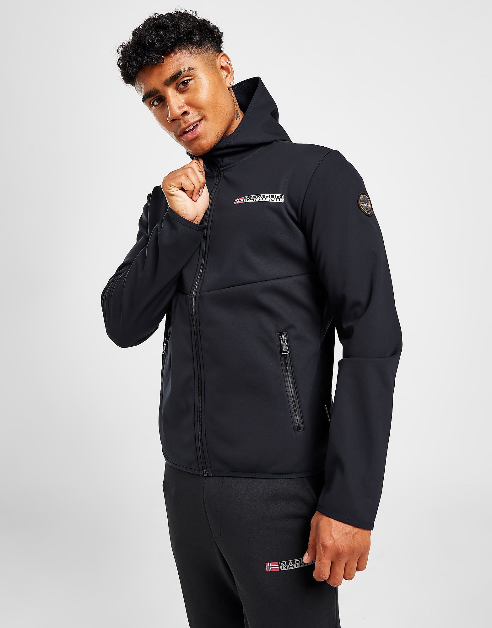 

Napapijri Softshell Hoodie - Only at JD - Blue - Mens, Blue