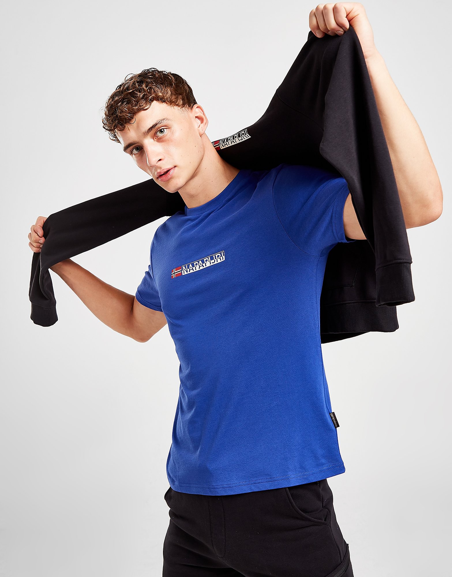 

Napapijri Sory Logo T-Shirt - Only at JD - Blue - Mens, Blue