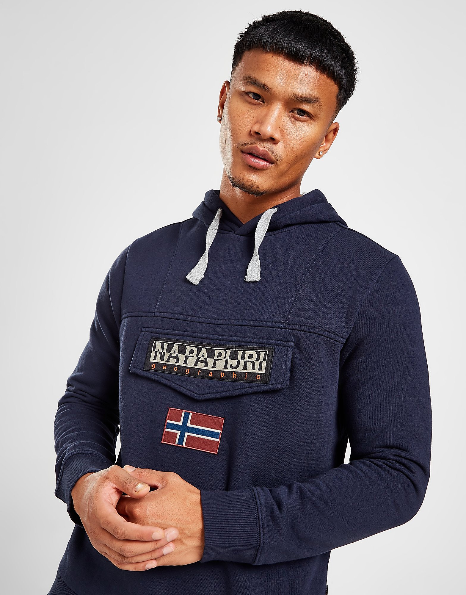

Napapijri Burgee 1/2 Zip Hoodie - Navy - Mens, Navy