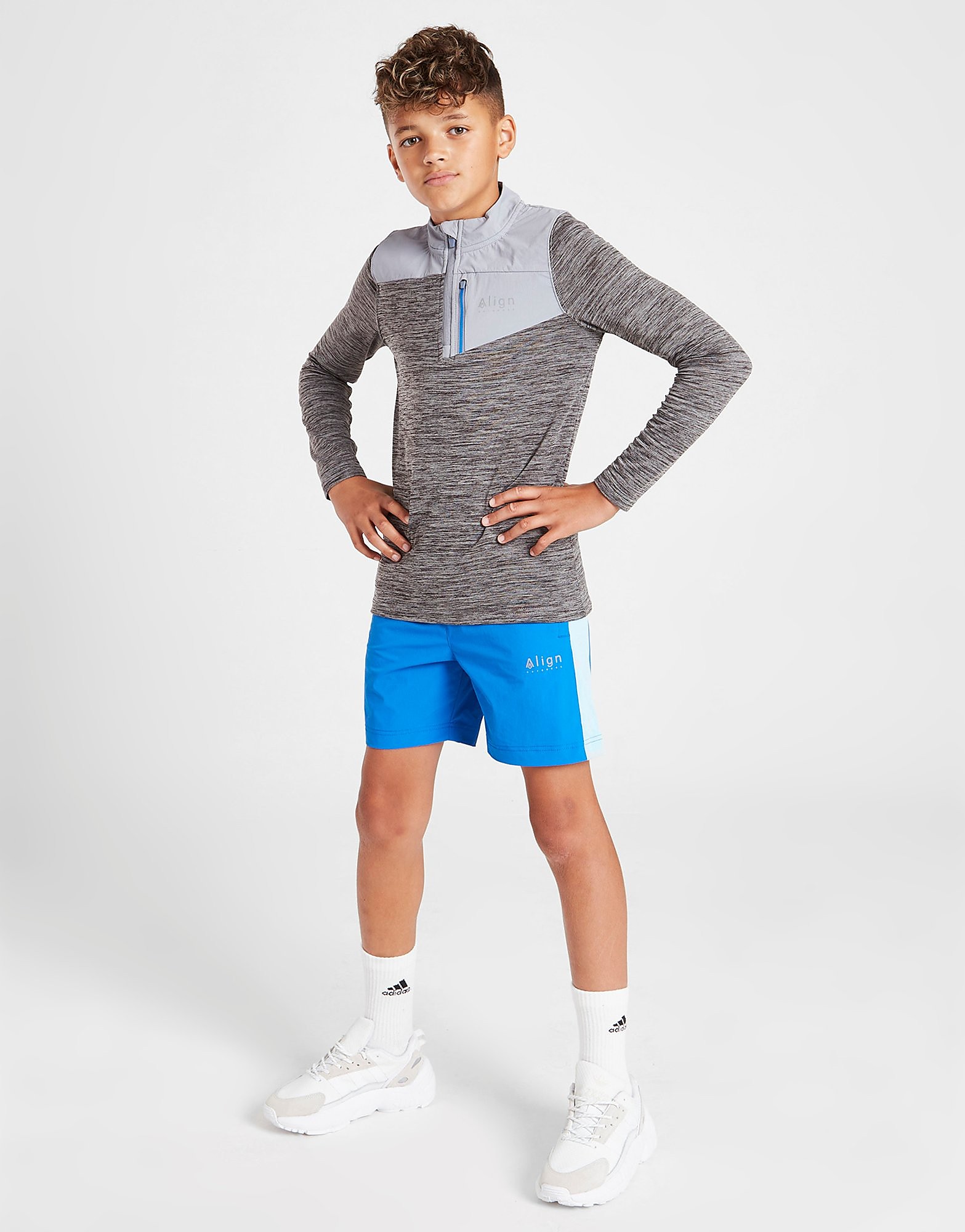 

Align Rumble 1/4 Zip Top Junior - Grey - Kids, Grey