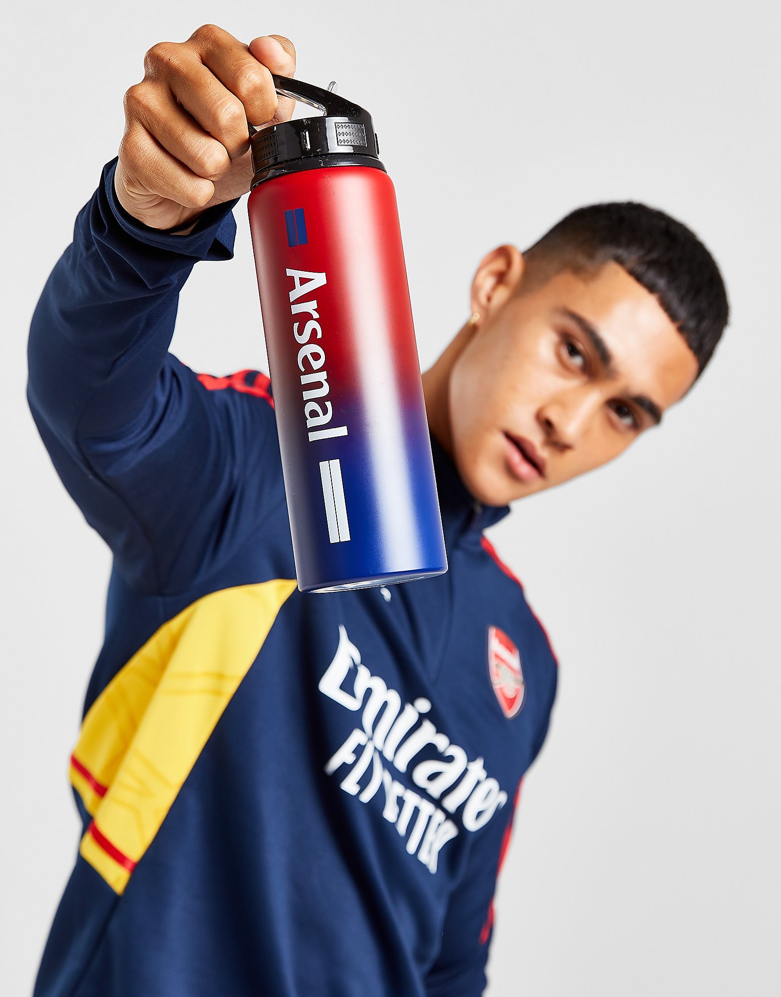 

Official Team Arsenal FC Fade 750ml Water Bottle - Red - Womens, Red