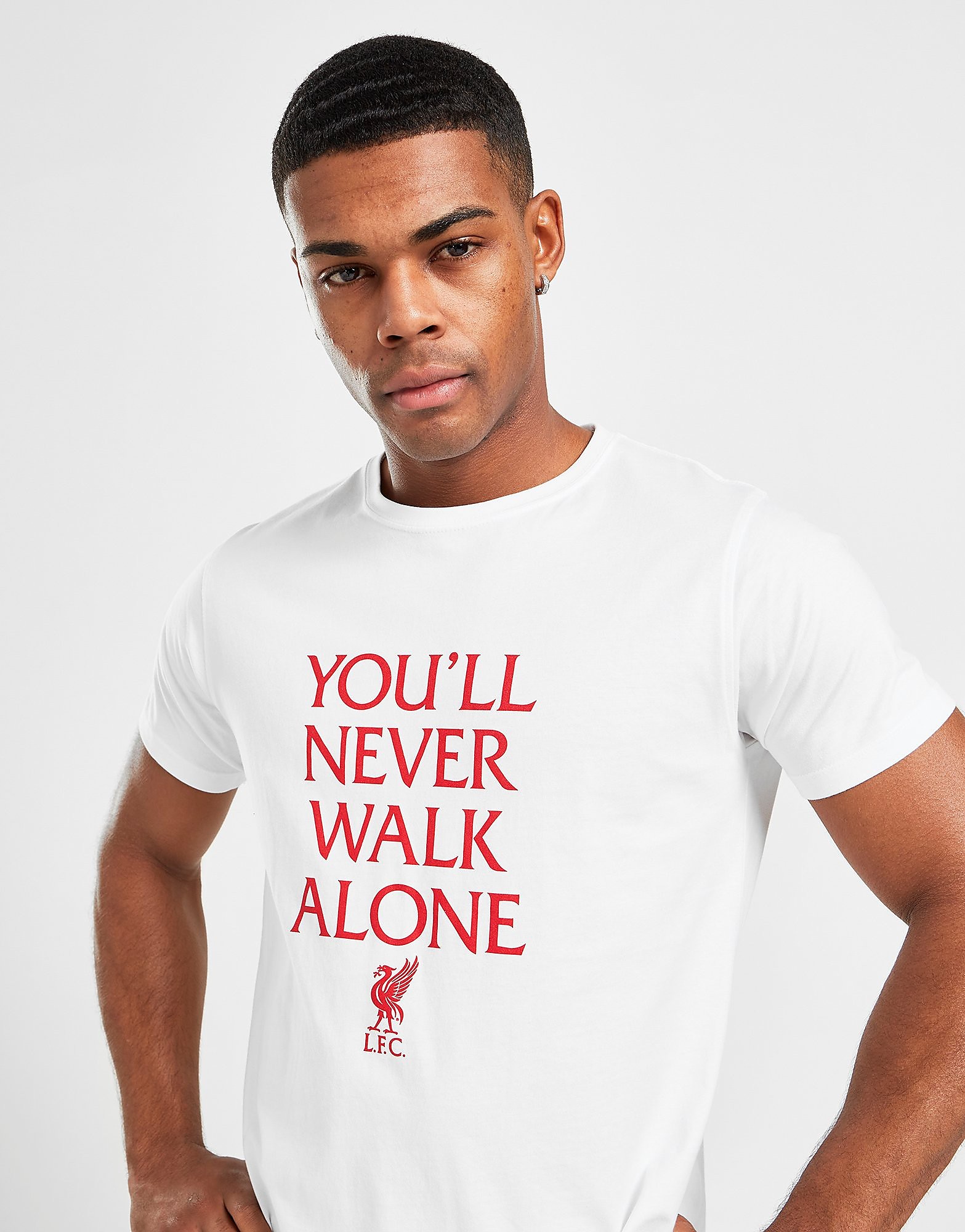 

Official Team Liverpool FC YNWA T-Shirt - White - Mens, White