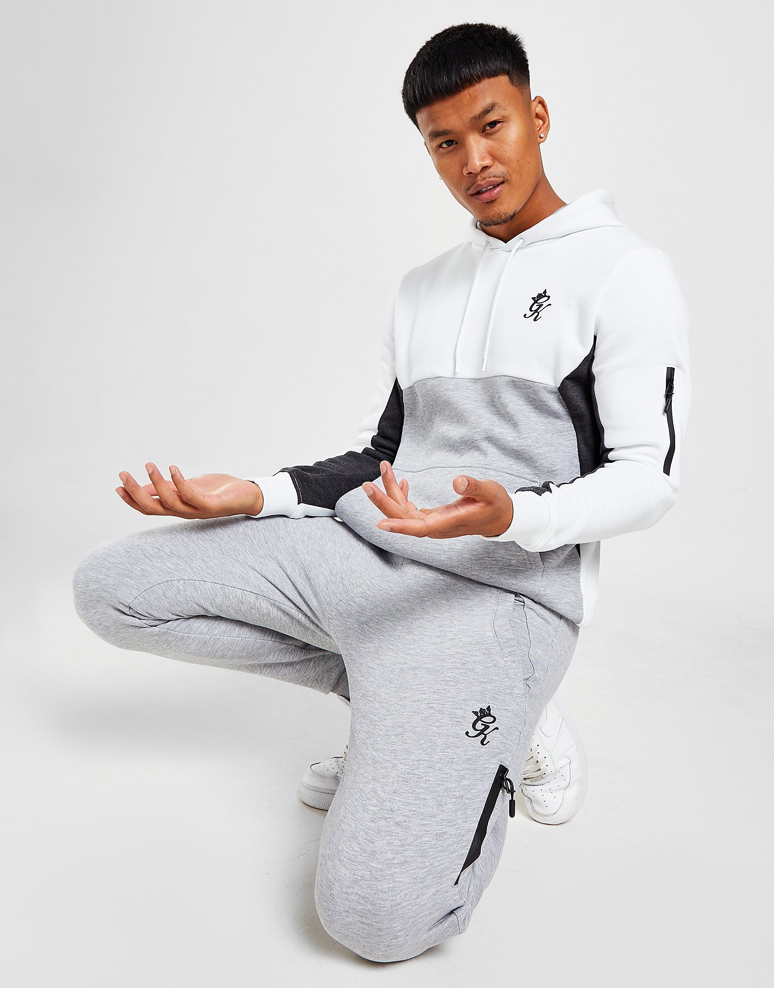 

Gym King Colour Block Fleece Joggers - Only at JD - Grey - Mens, Grey