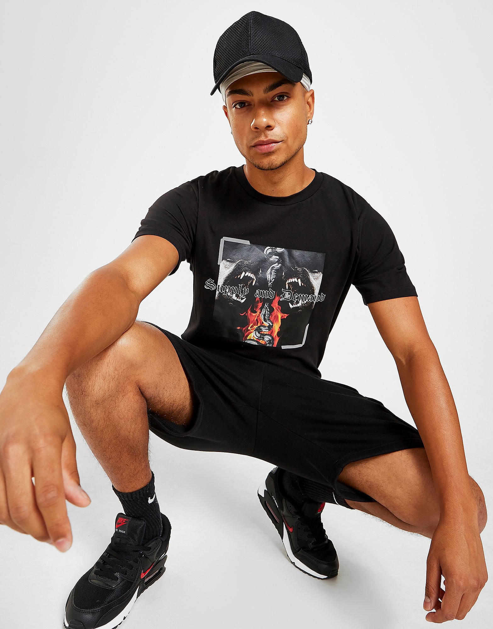 

Supply & Demand Battle T-Shirt - Black - Mens, Black