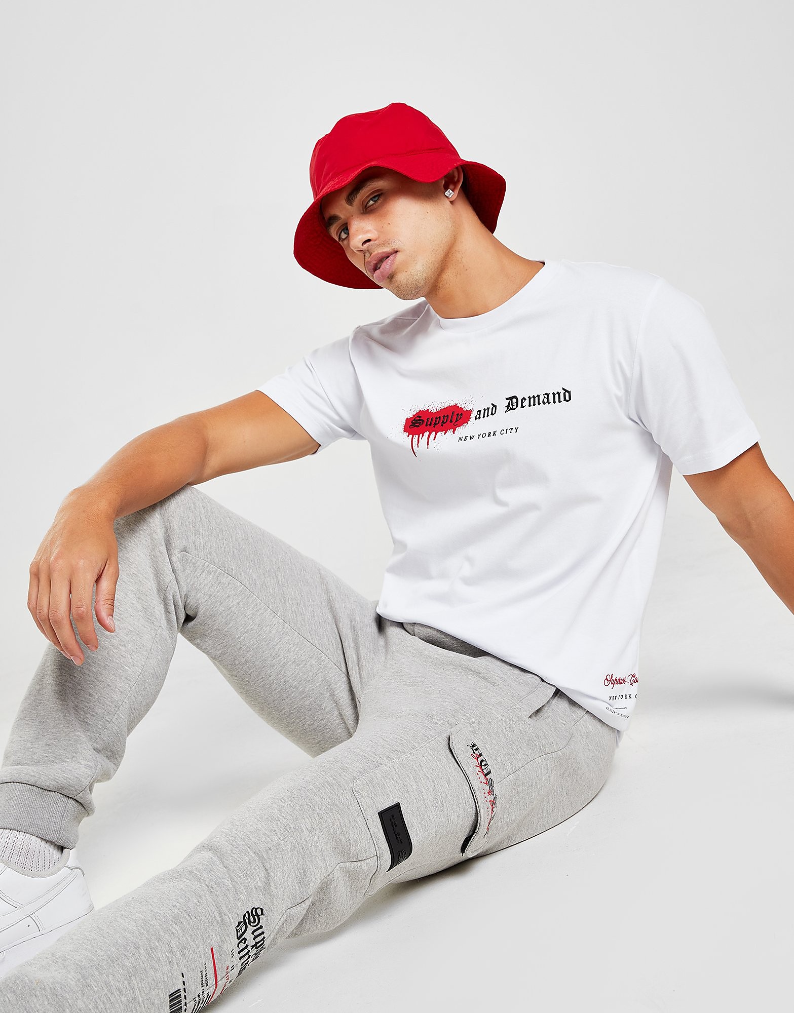 

Supply & Demand Marker T-Shirt - White - Mens, White