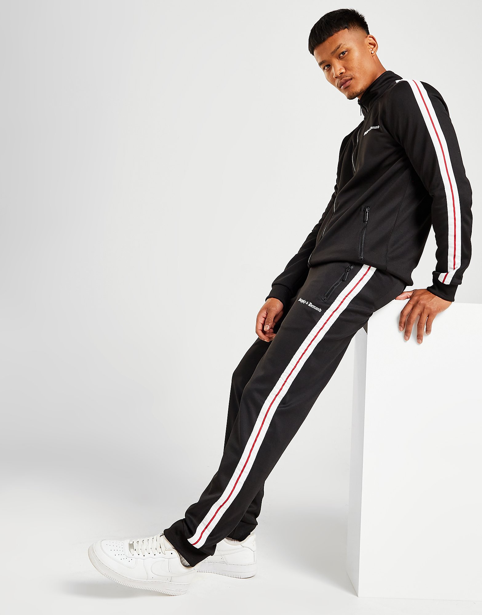 

Supply & Demand Purge Poly Track Pants - Black - Mens, Black